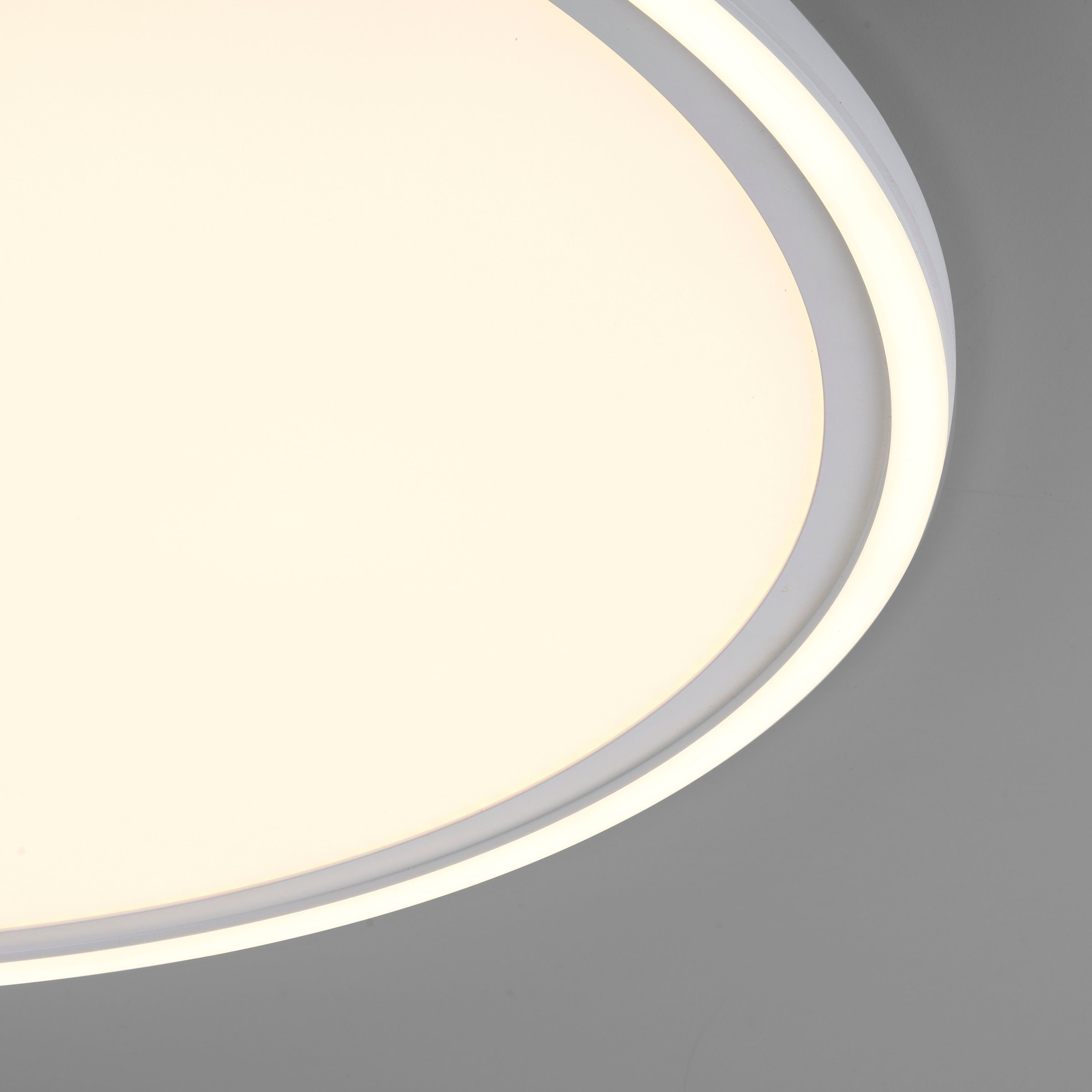 JUST LIGHT Deckenleuchte »EDGING«, 2 flammig, Leuchtmittel LED-Board-LED-Board | LED fest integriert-LED fest integriert, LED, Fernbedienung, Funk inkl., separat steuerbar (Schalter)