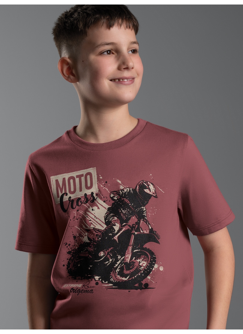 Trigema T-Shirt »TRIGEMA T Shirt mit Printmotiv "Moto Cross"« 1