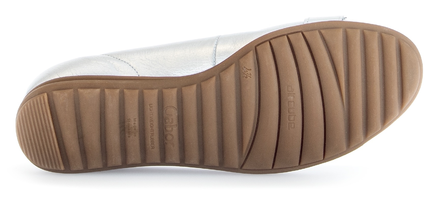 Gabor Ballerina »FLORENZ«, Keilabsatz, Businessschuh, Halbschuh, Schlupfschuh mit Zierkette