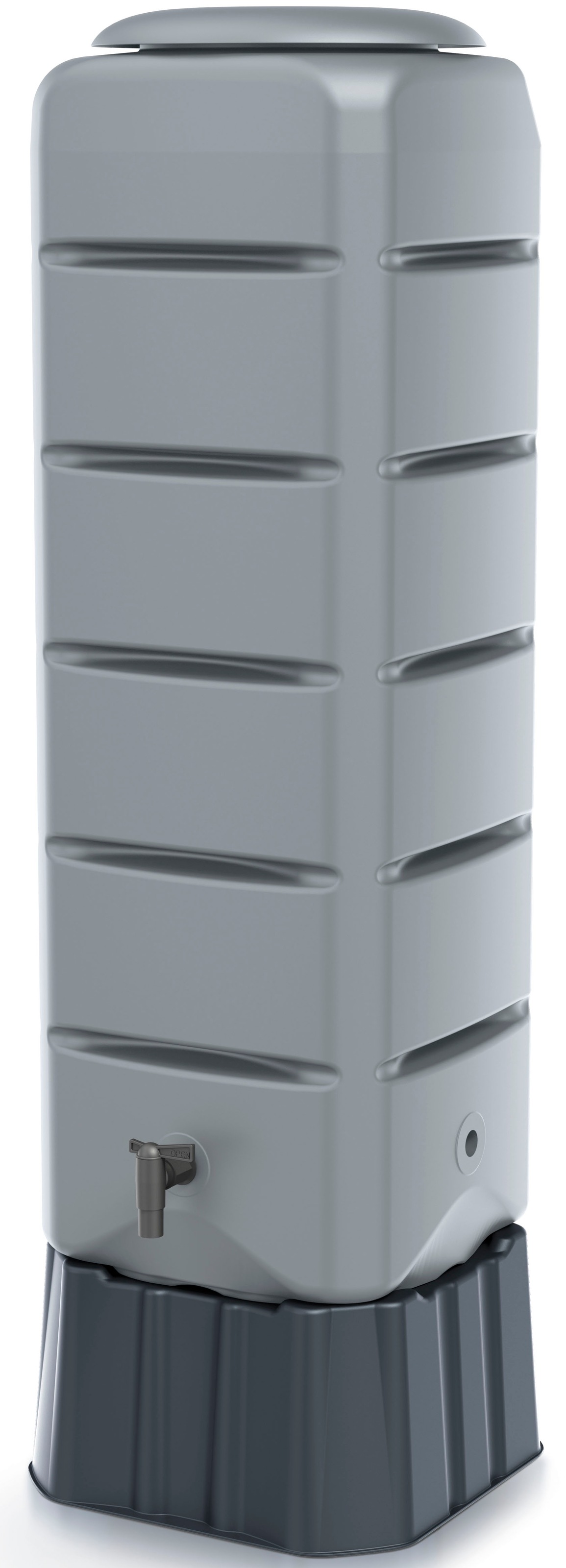 PROSPERPLAST Regentonne »Tenso« grau glatt