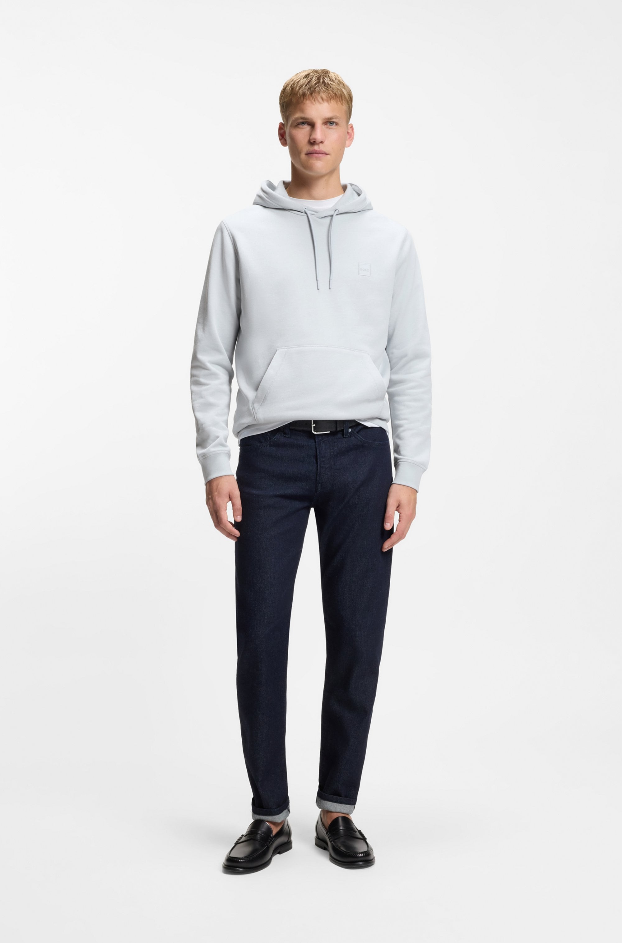 BOSS ORANGE Kapuzensweatshirt »Wetalk«, mit gesticktem BOSS Markenlabel
