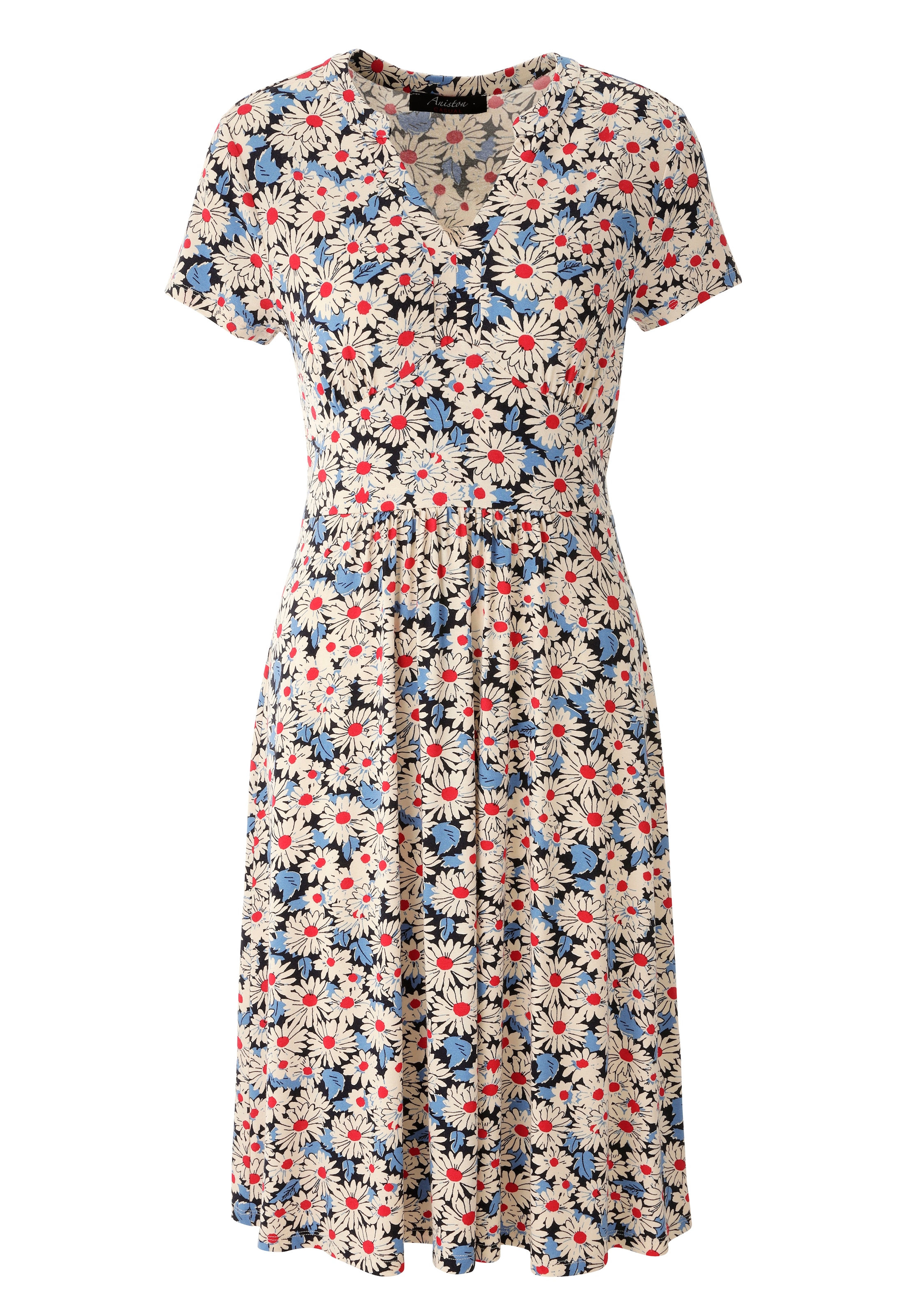 Aniston CASUAL Sommerkleid , allover mit Blüten bedruckt