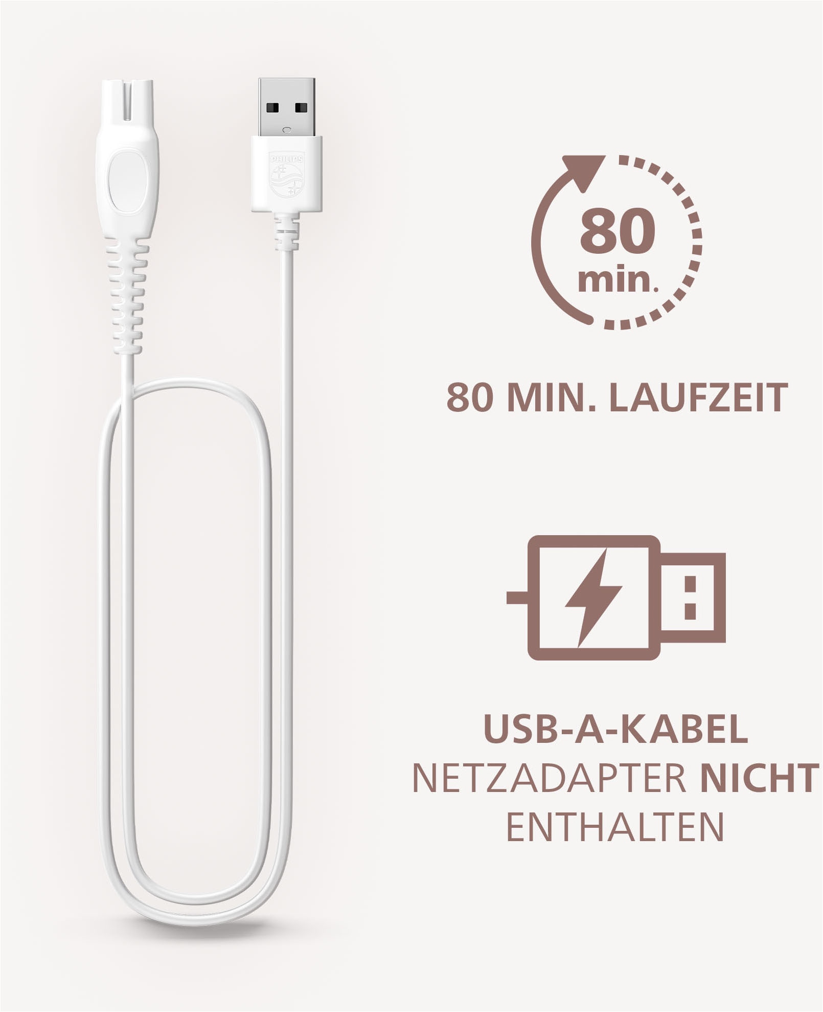 Philips Elektrorasierer »Lady Shaver Series 6000«, 3 St. Aufsätze, kabelloser Rasierer, nass und trocken, inkl. Trimmeraufsatz