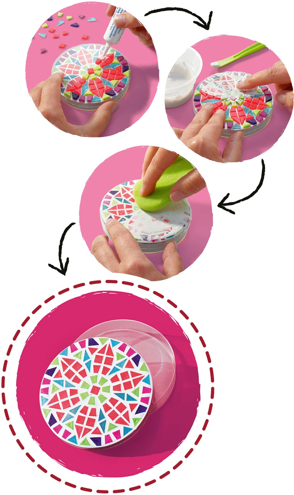 Ravensburger Kreativset »Mosaic Romantic«, Made in Europe