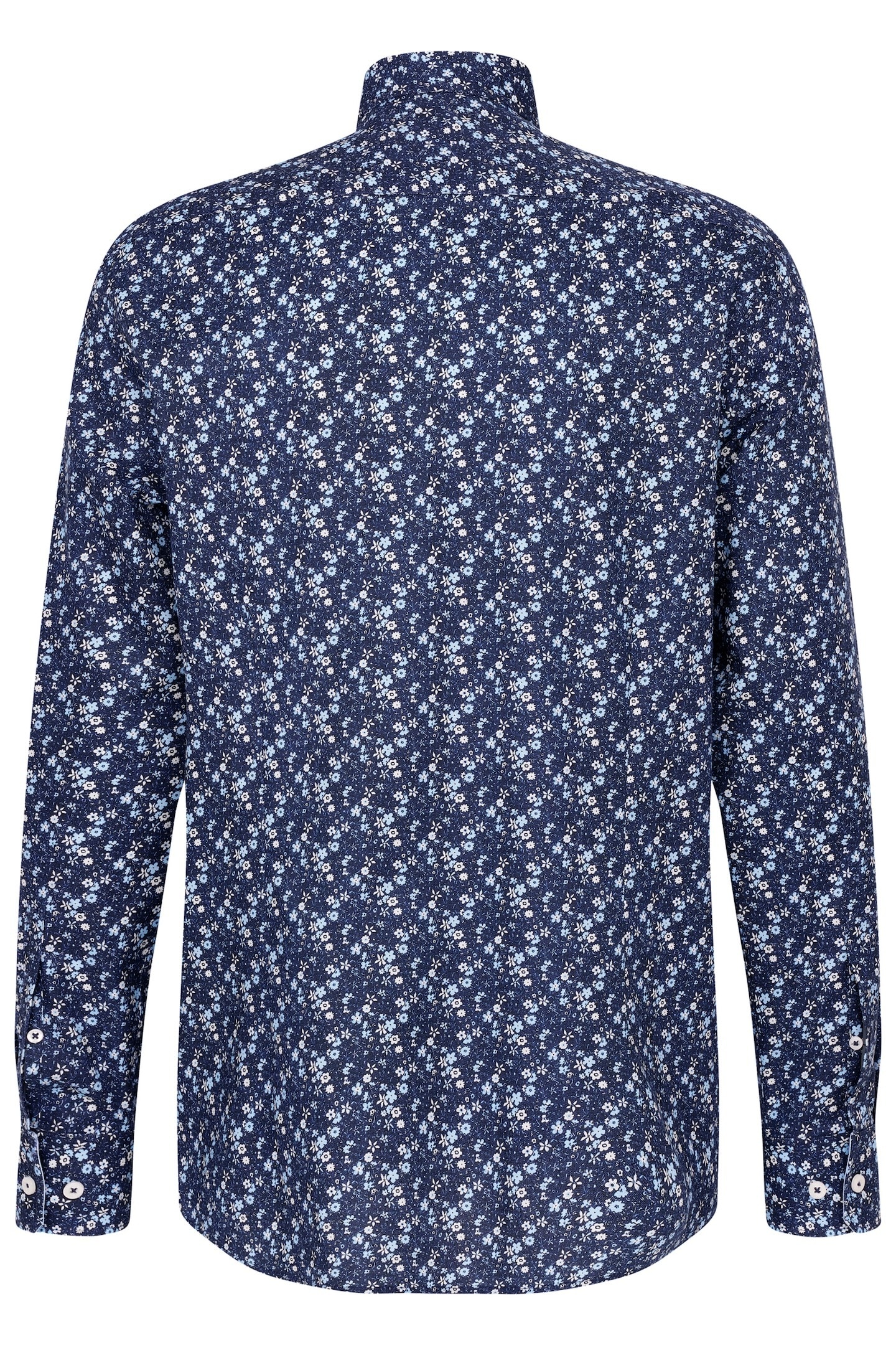 bugatti Langarmhemd, mit floralem Print