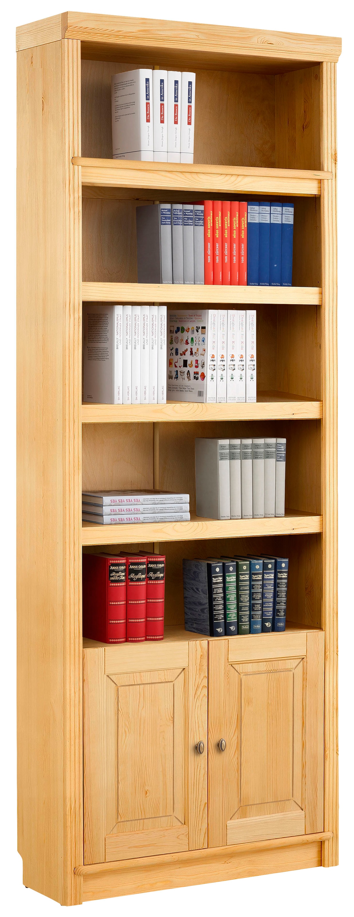 Home affaire Bücherregal »Cliff«, in 2 Höhen, mit 2 Holztüren online  bestellen