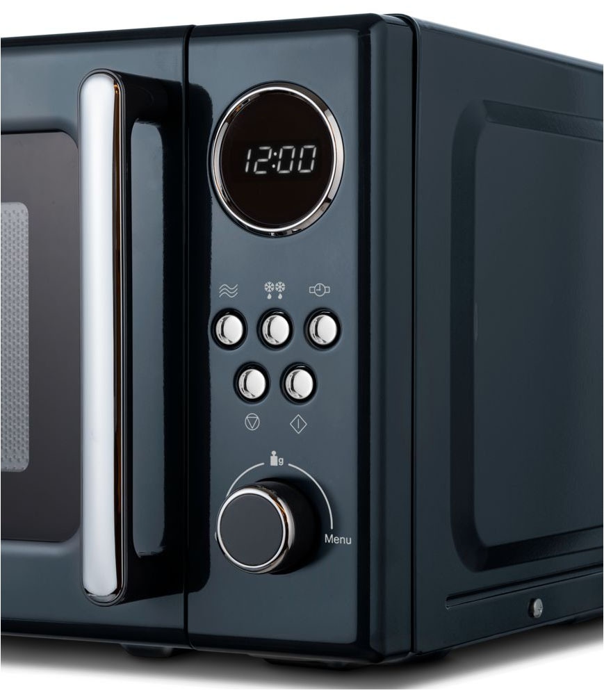 Medion® Mikrowelle »MD 15000 grau«, Mikrowelle, 1050 W, im Retro-Design, 800 Watt, 5 Leistungsstufen