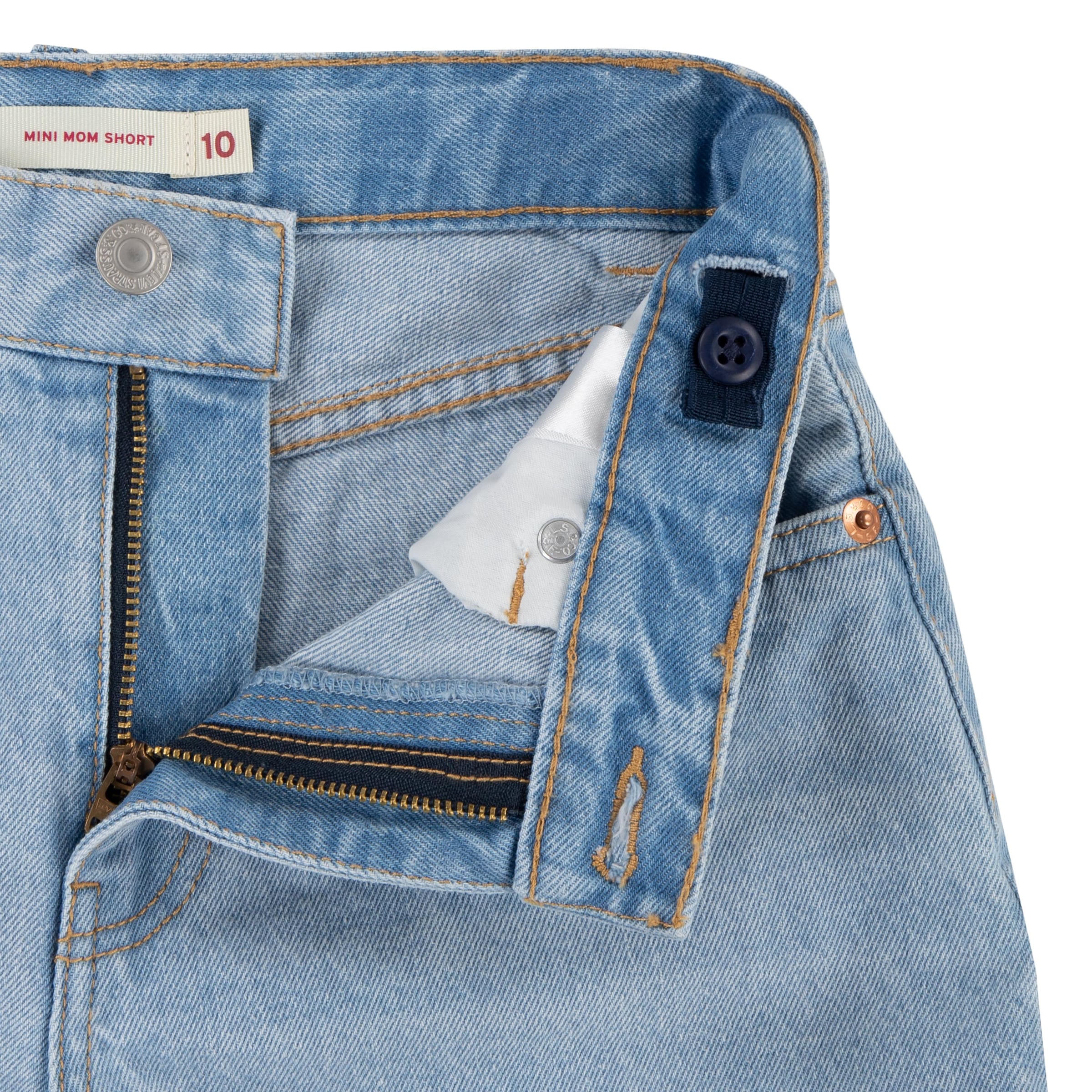 Levi's® Kids Jeansshorts »LVG MINI MOM SHORT W/ ROLL CUF«, for GIRLS