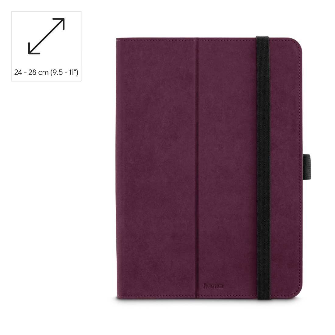 Hama Tablet-Hülle »Schutzhülle &quot;Velvet&quot; für Tablets 24 - 28 cm (9.5 - 11&quot;)« mit Einsteckfächer, universell