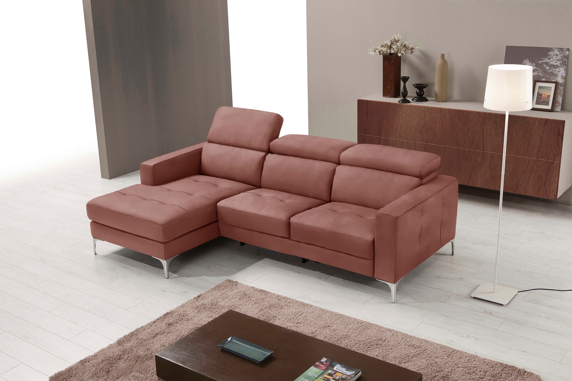 Egoitaliano Ecksofa »Matt, erstklassiger Sitzkomfort, aufwendige Detailvera günstig online kaufen