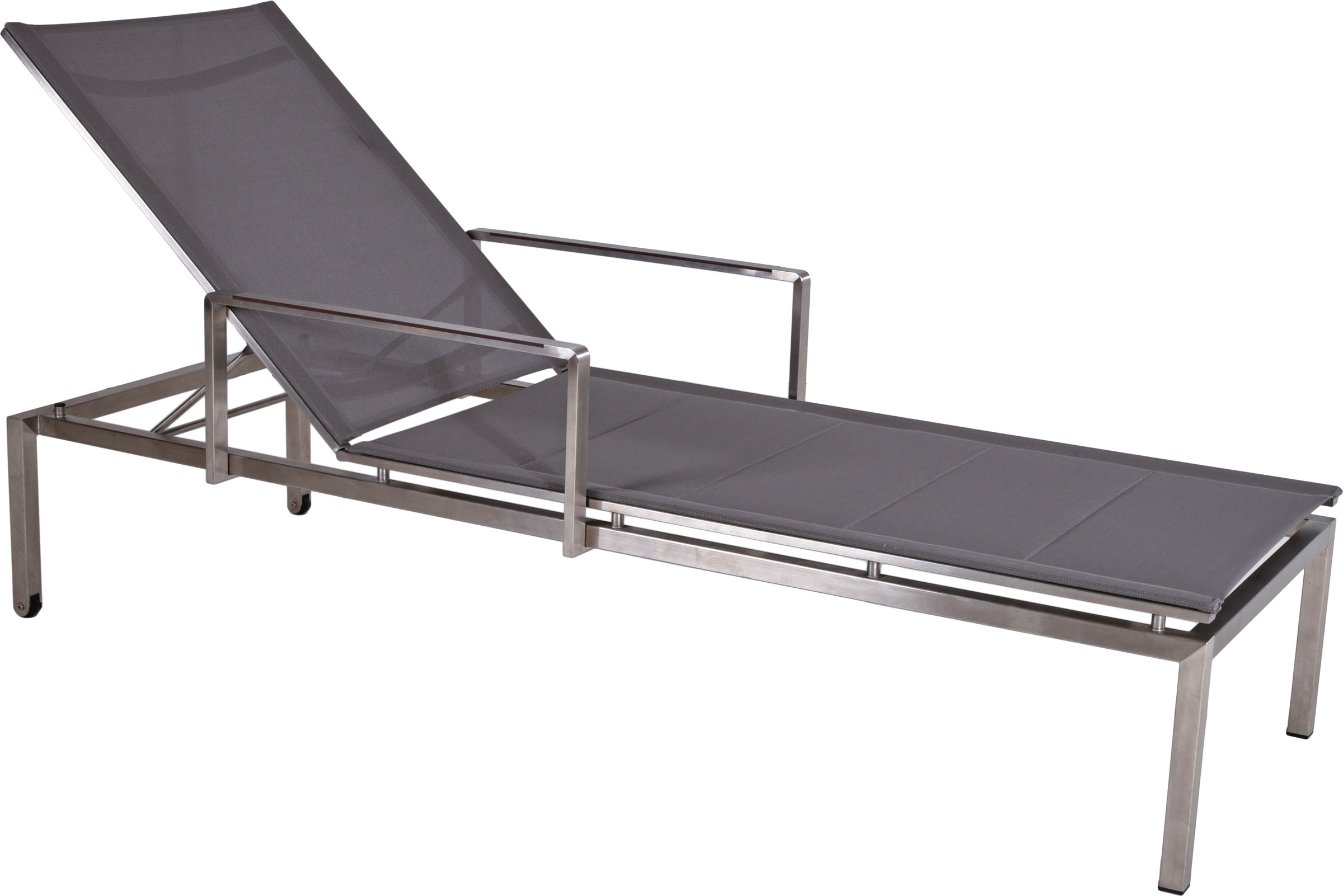 Garden Pleasure Gartenliege »Liege Set »SIENNA«« Edelstahl, verstellbare Rü günstig online kaufen