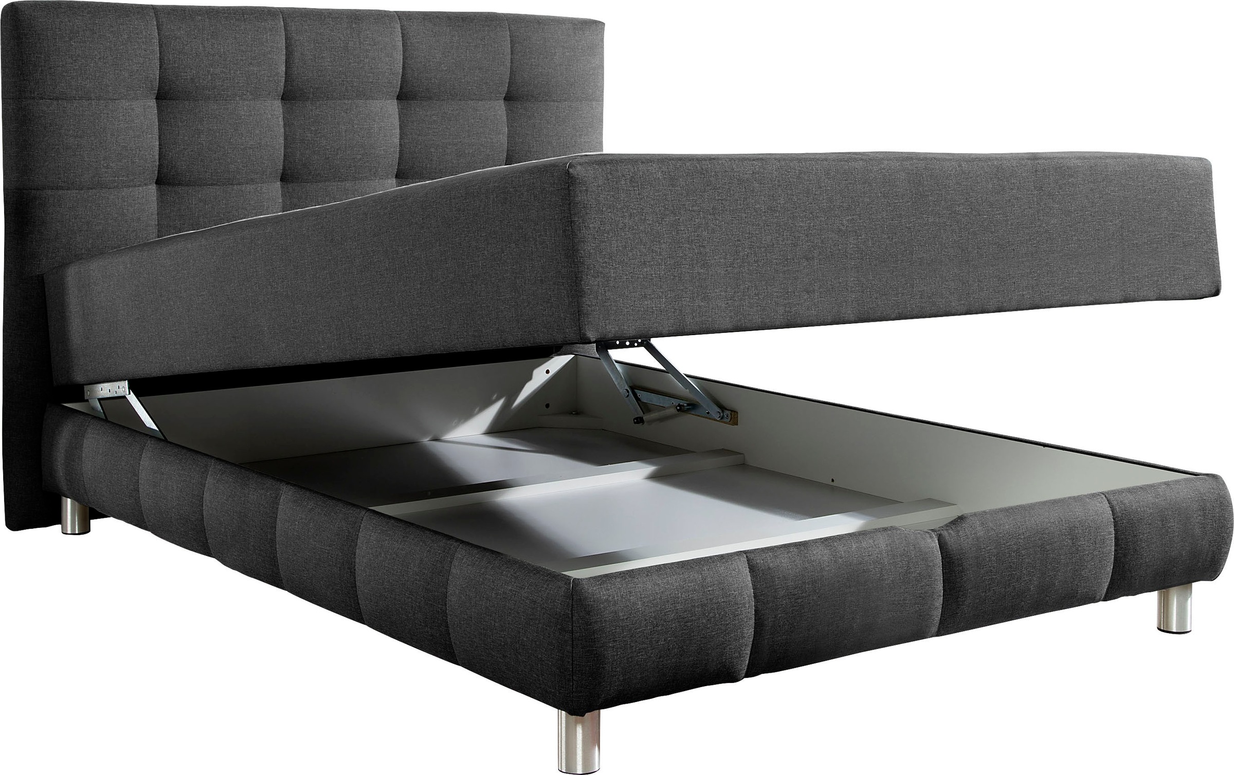 INOSIGN Boxbett Vaasa, mit Bettkasten & Topper, in 4 Breiten, Überlänge 220 cm