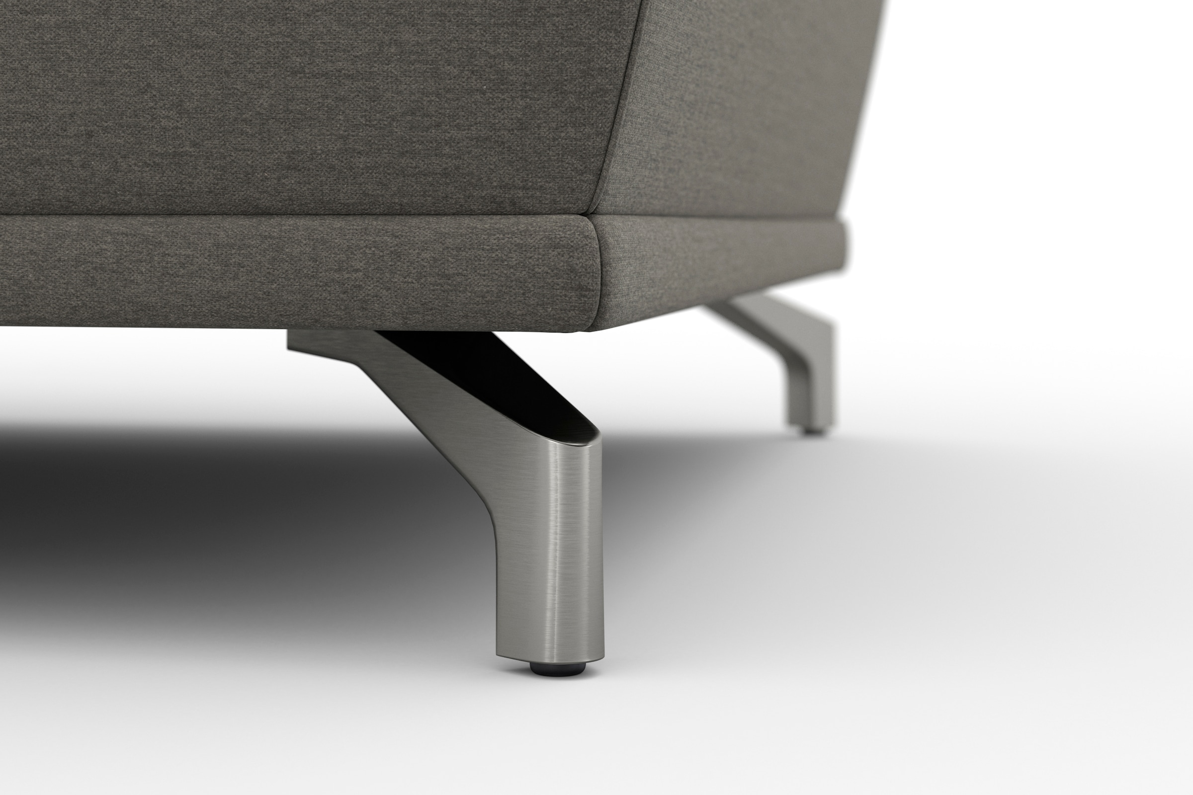 sit&more Ecksofa »Cabrio L-Form, mit Sitztiefenverstellung, Arm- und Kopfteilverstellung«, 3 Nierenkissen, Federkern, optional Bettfunktion und Stauraum