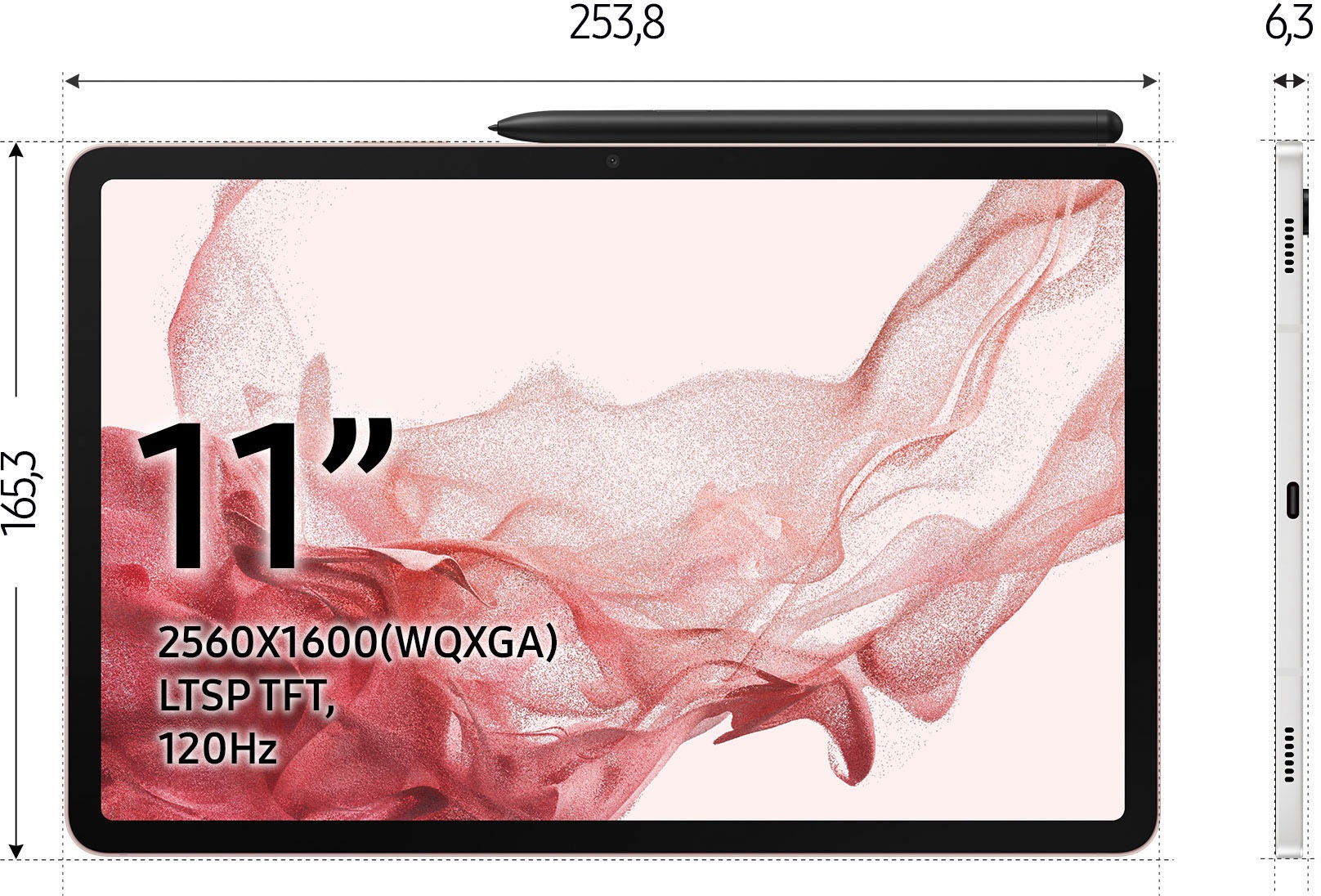 15. Bild von Samsung Tablet »Galaxy Tab S8 Wi-Fi«, (Android)