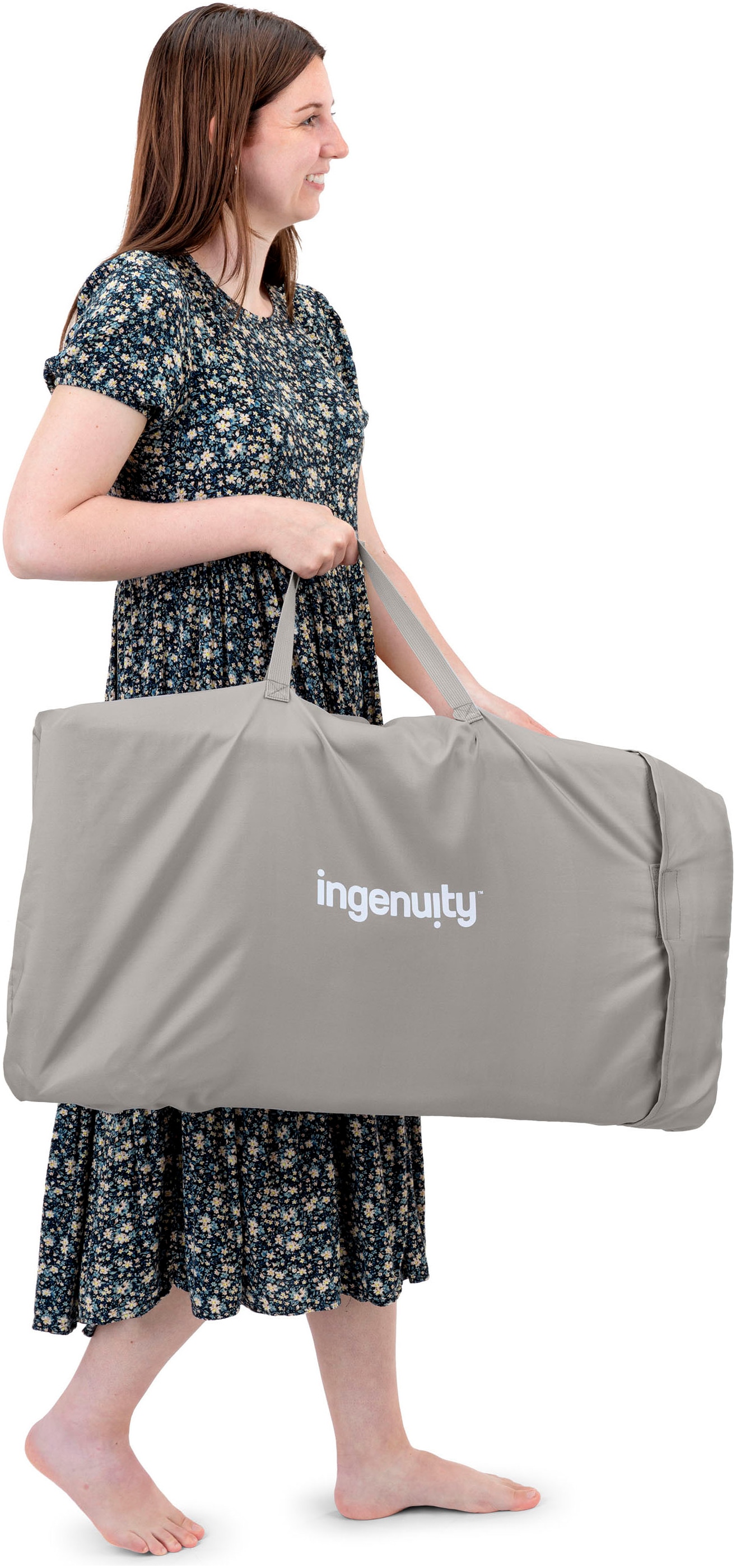 ingenuity Babywippe »Keep InMotion Automatic Rocking Seat - Soulful Skies«, mit Sound-Effekt