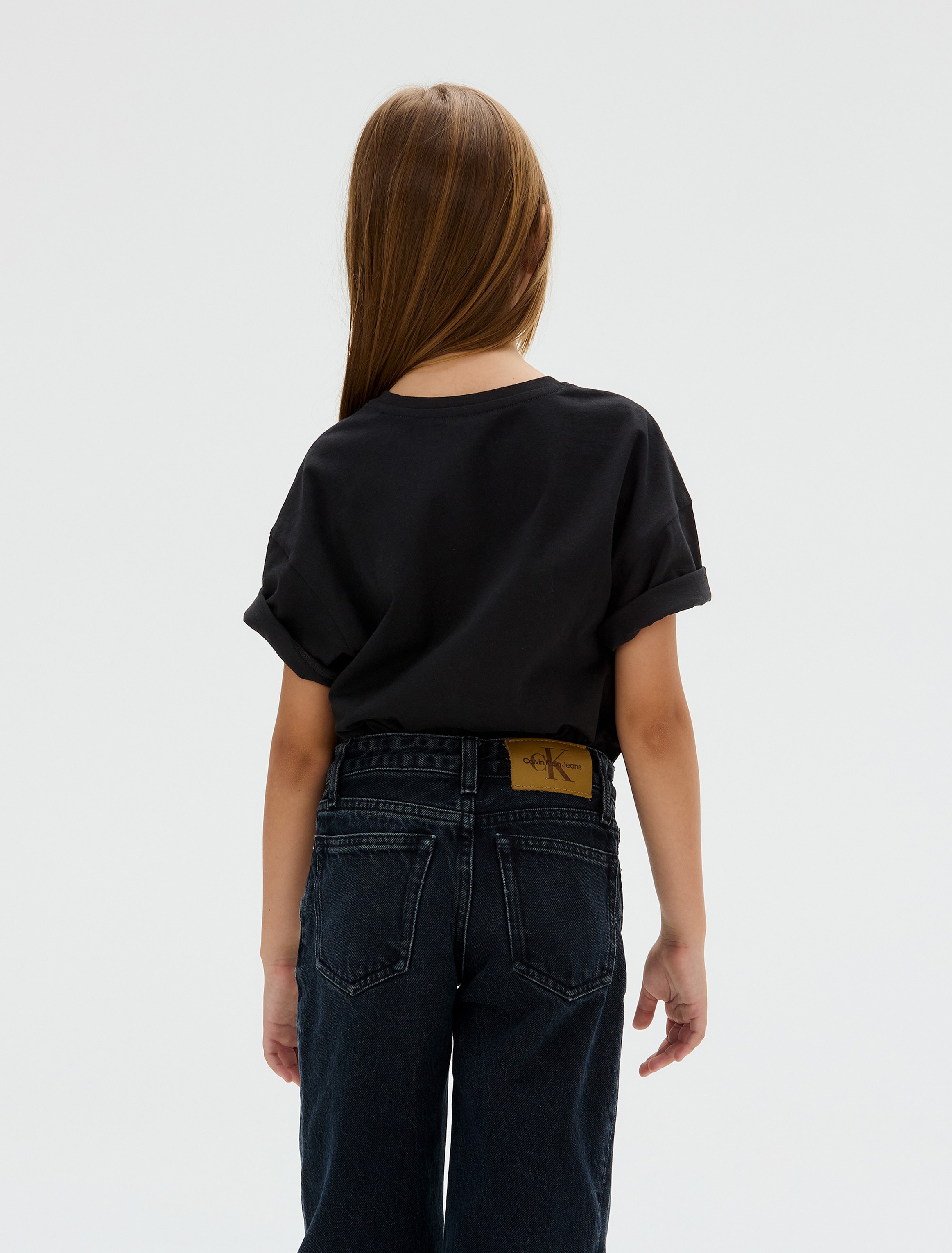 Calvin Klein Jeans T-Shirt »FILED IN MONOLOGO TEE«, für Kinder bis 16 Jahre, cooler Logo-Druck