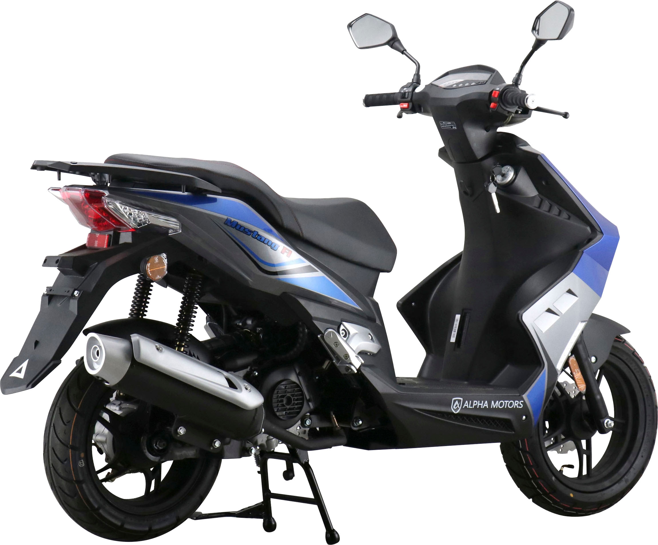 Alpha Motors Motorroller »Mustang FI«, 50 cm³, 45 km/h, Euro 5, 3 PS, mit USB-Anschluss und Lenkerschloss, sportliches Design