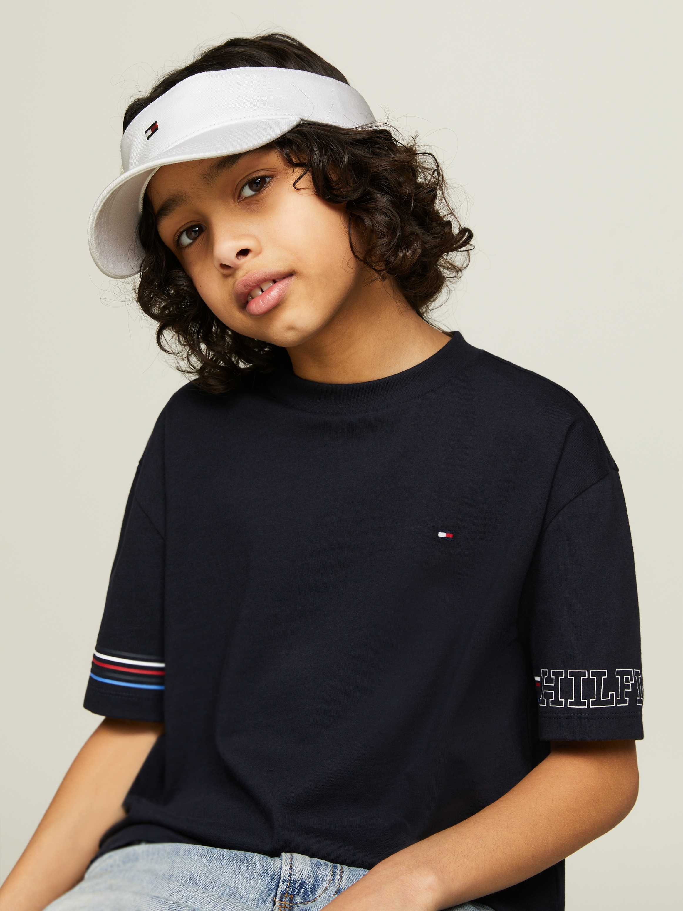 Tommy Hilfiger Baseball Cap »SMALL FLAG VISOR«, für Kinder bis 16 Jahre