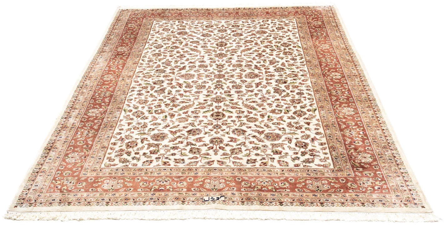 Wollteppich „Shiraz Medaillon Rosso 306 x 212 cm“, rechteckig, Unikat mit Zertifikat Rot 10 mm B/L: 212 cm x 306 cm – 10 mm