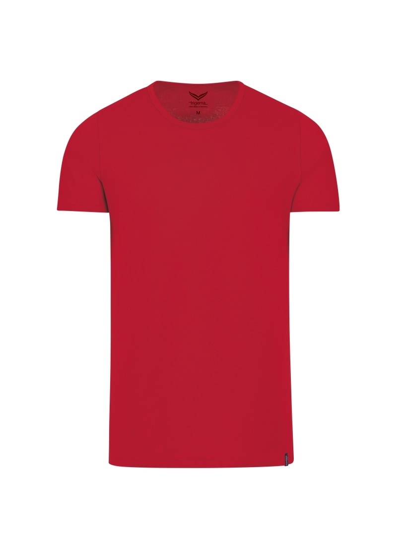 T-Shirt Trigema »TRIGEMA Baumwolle/Elastan« bei aus T-Shirt online