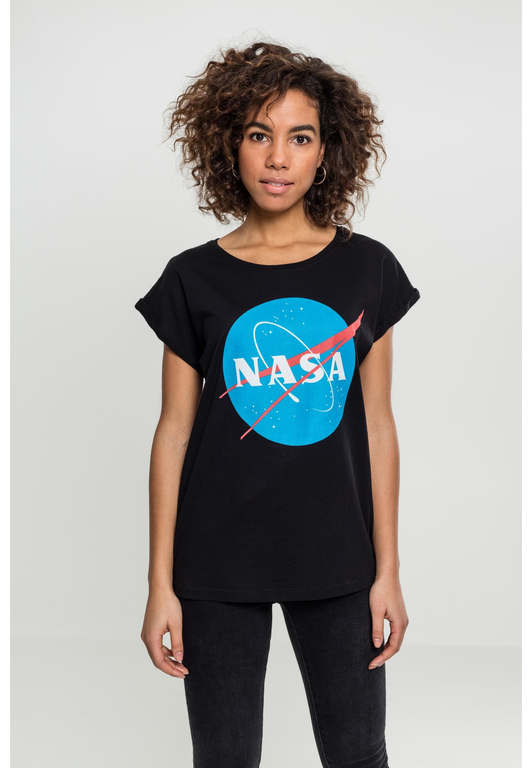 MisterTee T-Shirt »MisterTee Damen Ladies NASA Insignia Tee« 1 Stk.