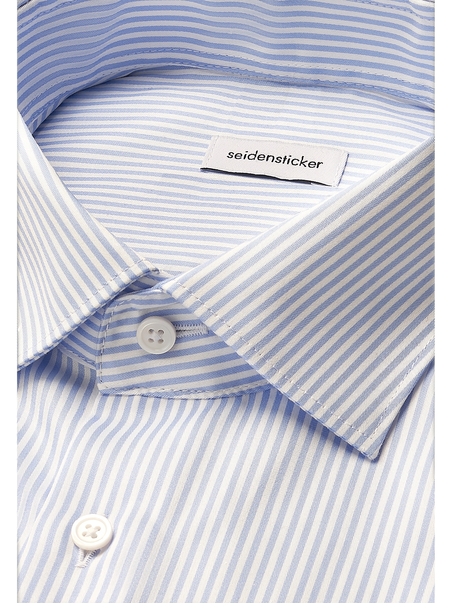 seidensticker Businesshemd »Schwarze Rose« Slim 1/1 Extra lang Kentkragen Gestreift