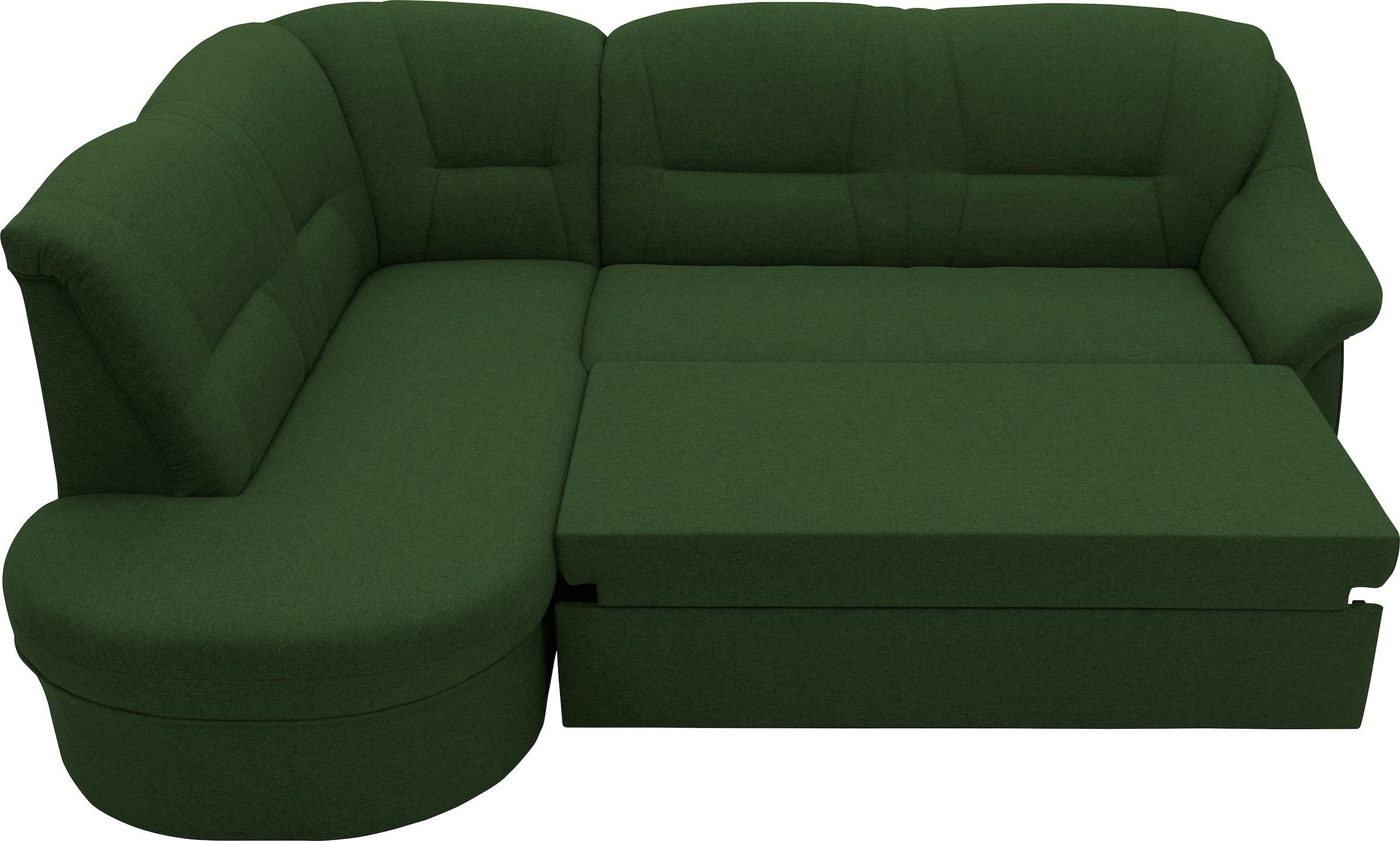 DOMO collection Ecksofa »Faenza für kleine Räume, Stellmaße 232,176cm, komfortabel, L-Form«, mit Ottomane, zeitlos, elegante Armlehnen, wahlweise mit Bettfunktion