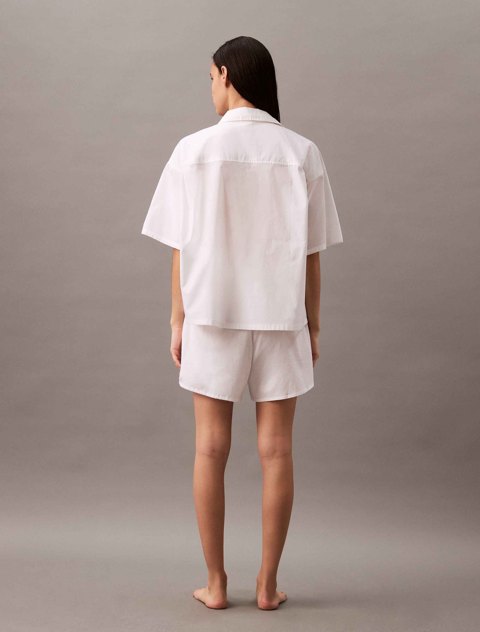 Calvin Klein Underwear Schlafshorts »LOGO WB POPLIN SHORT«, mit Logo