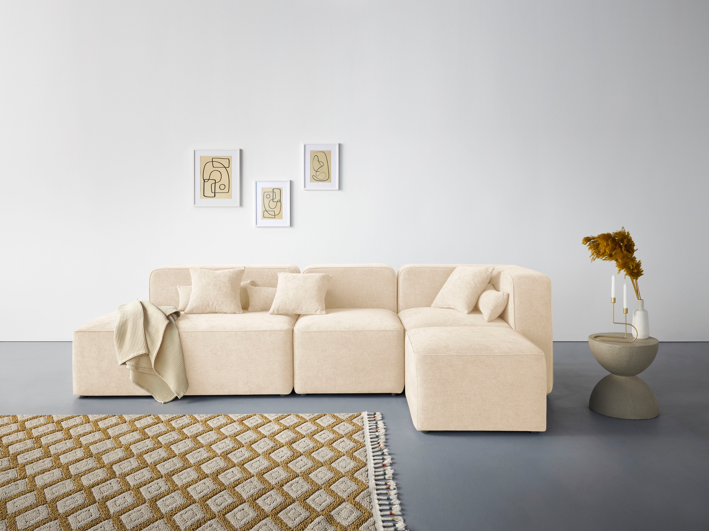 andas Ecksofa »Sundstrup L-Form«, Modulserie, individuelle Zusammenstellung günstig online kaufen
