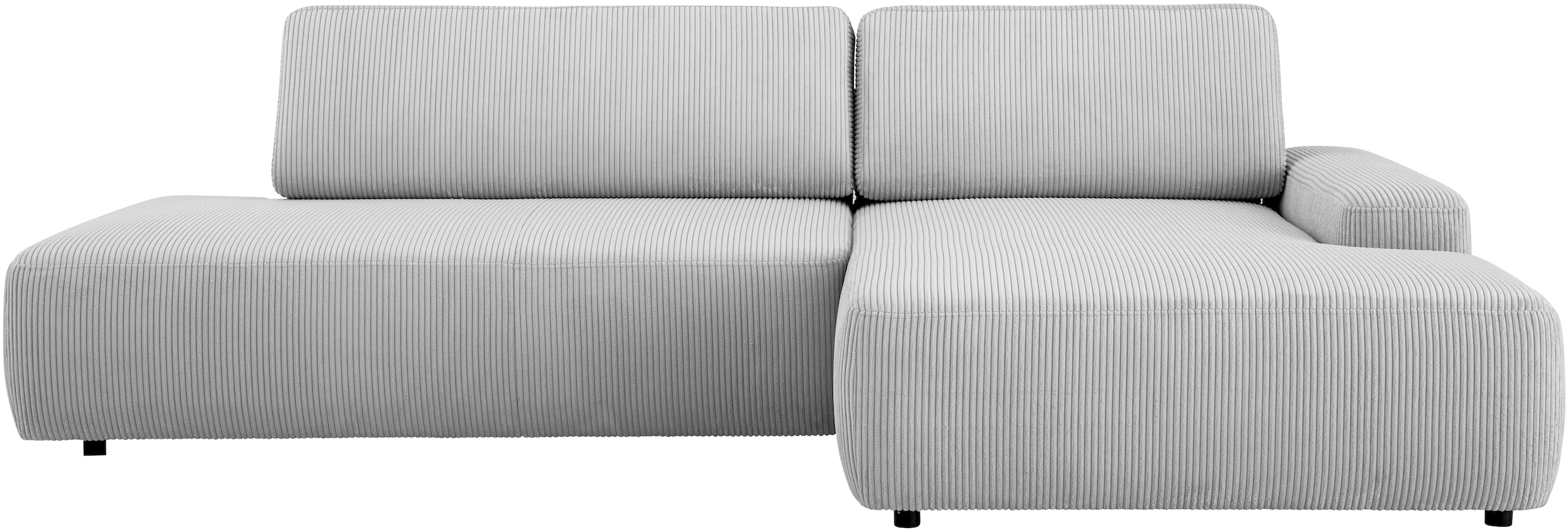 INOSIGN Ecksofa »TORGE, Schlafsofa Cord, Samtvelours u. Strukur fein, Couch günstig online kaufen
