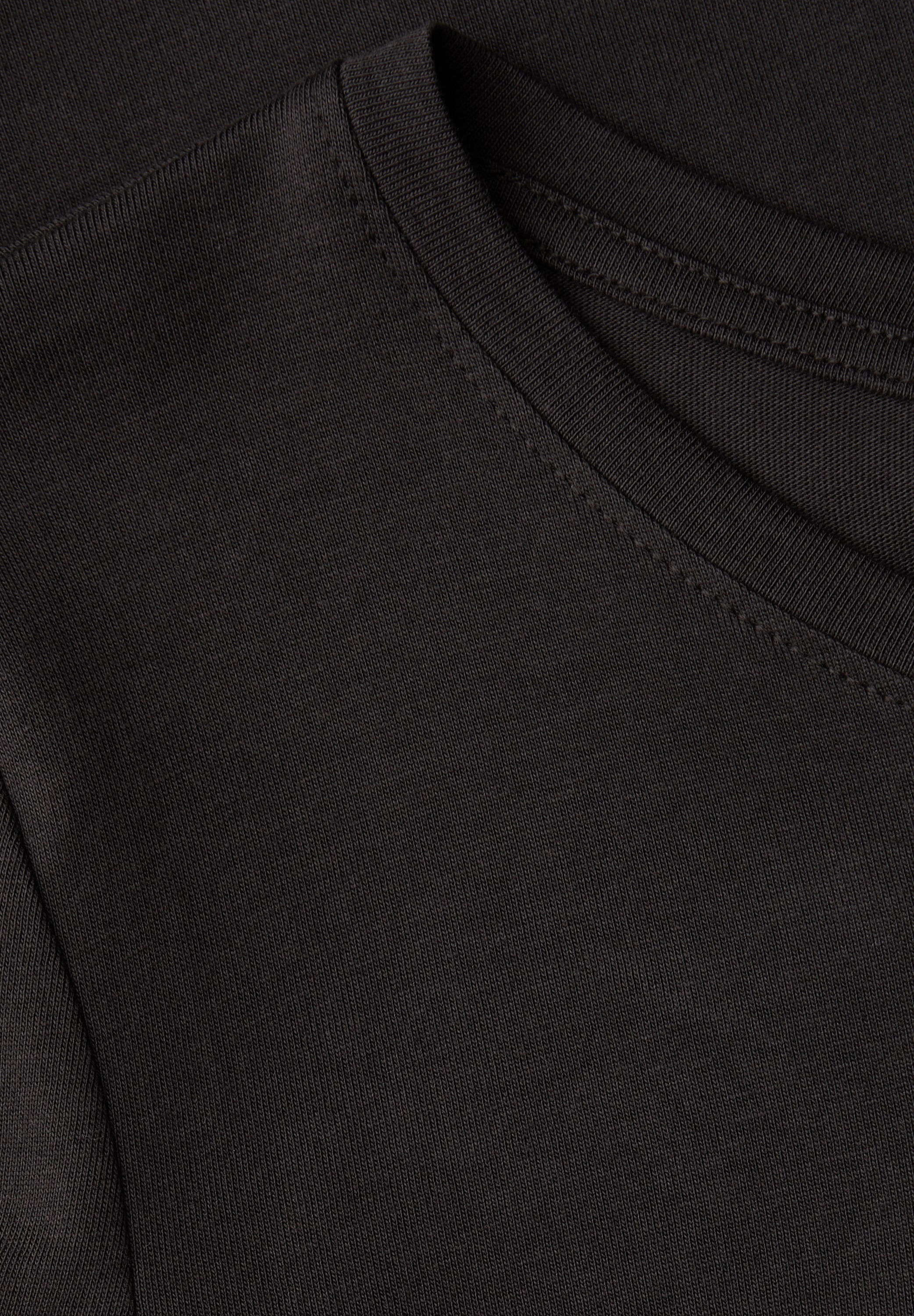 STREET ONE Rundhalsshirt unifarben