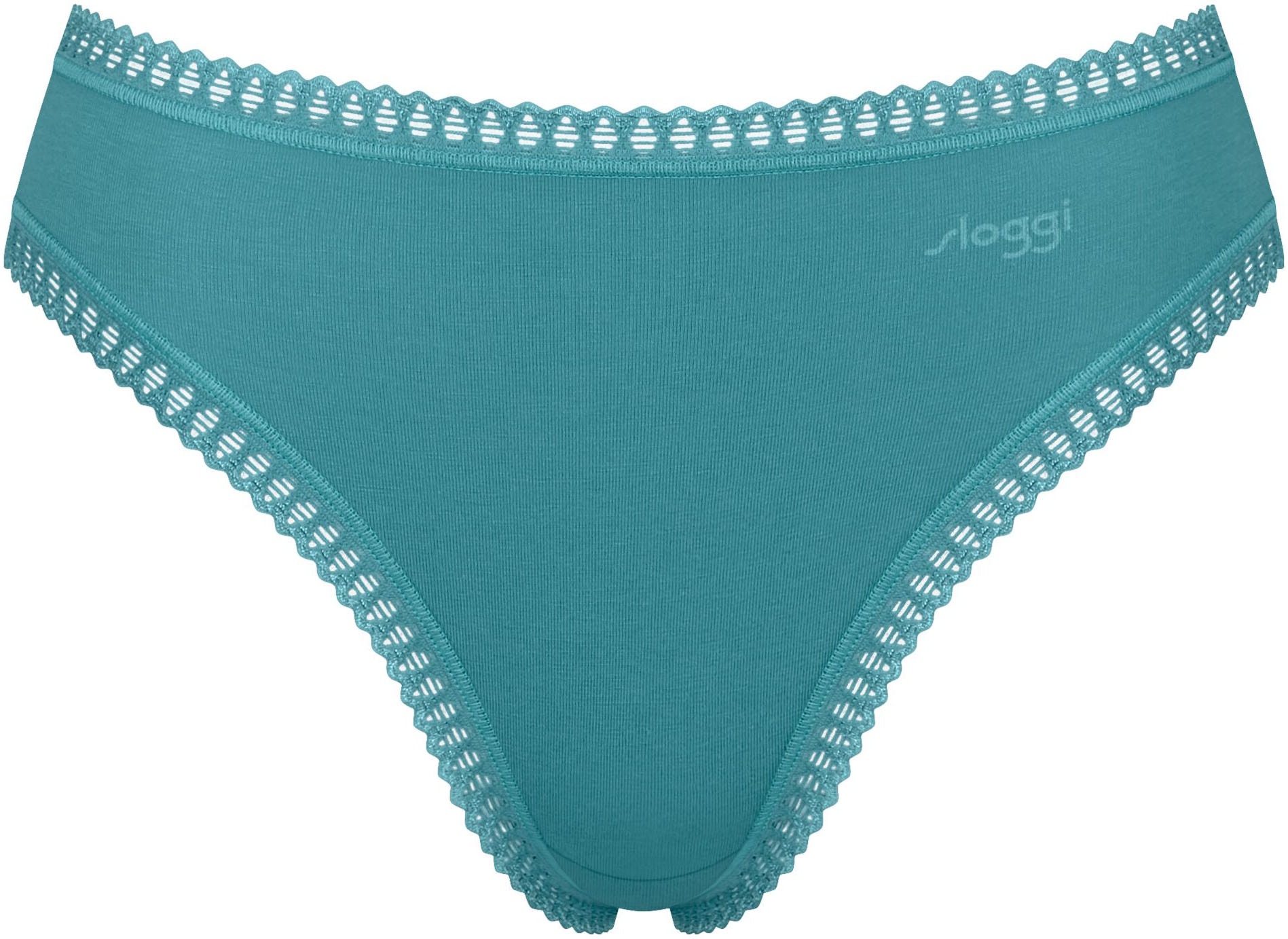 sloggi Slip »GO Crush High leg C3P«, (3er Pack), mit Spitzendetails