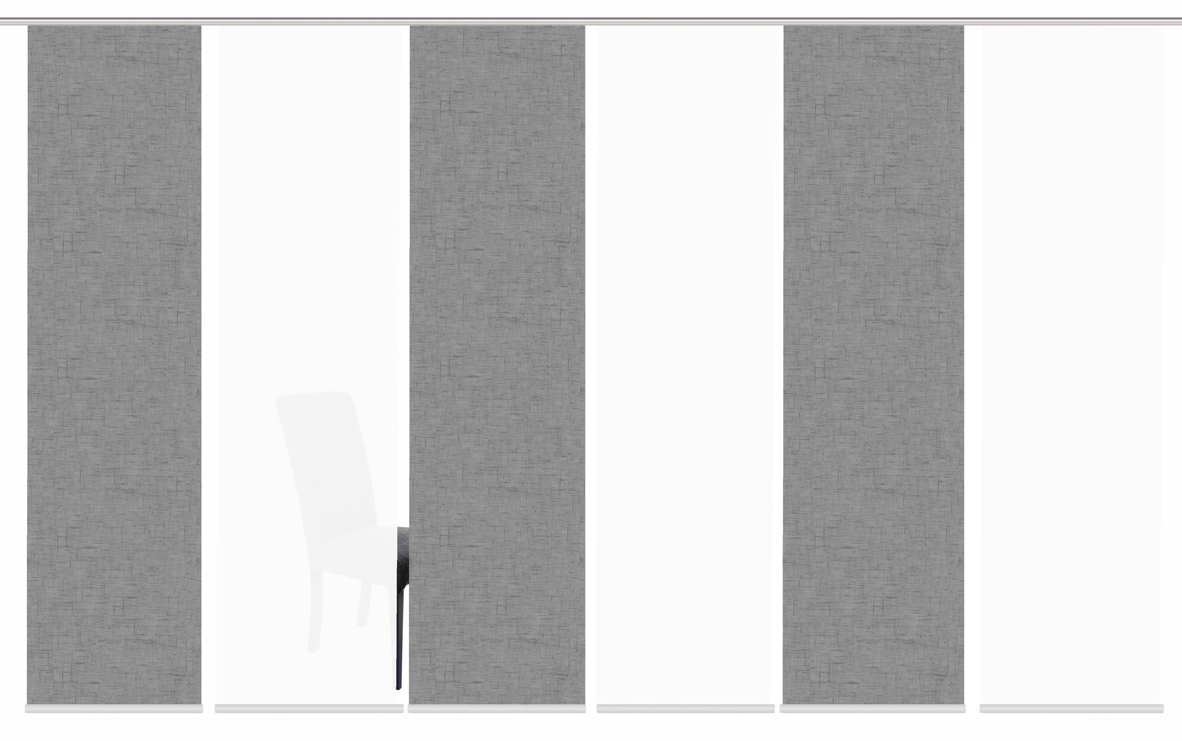 HOME WOHNIDEEN Schiebegardine »PIVE 6er SET« Paneelwagen 6 Stk. tlg. Schieb günstig online kaufen
