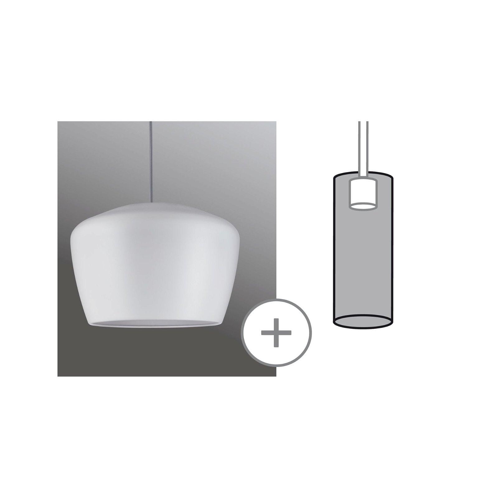 Paulmann Schienensystem-Sets »URail Schirm Pom 2Easy 350mm«