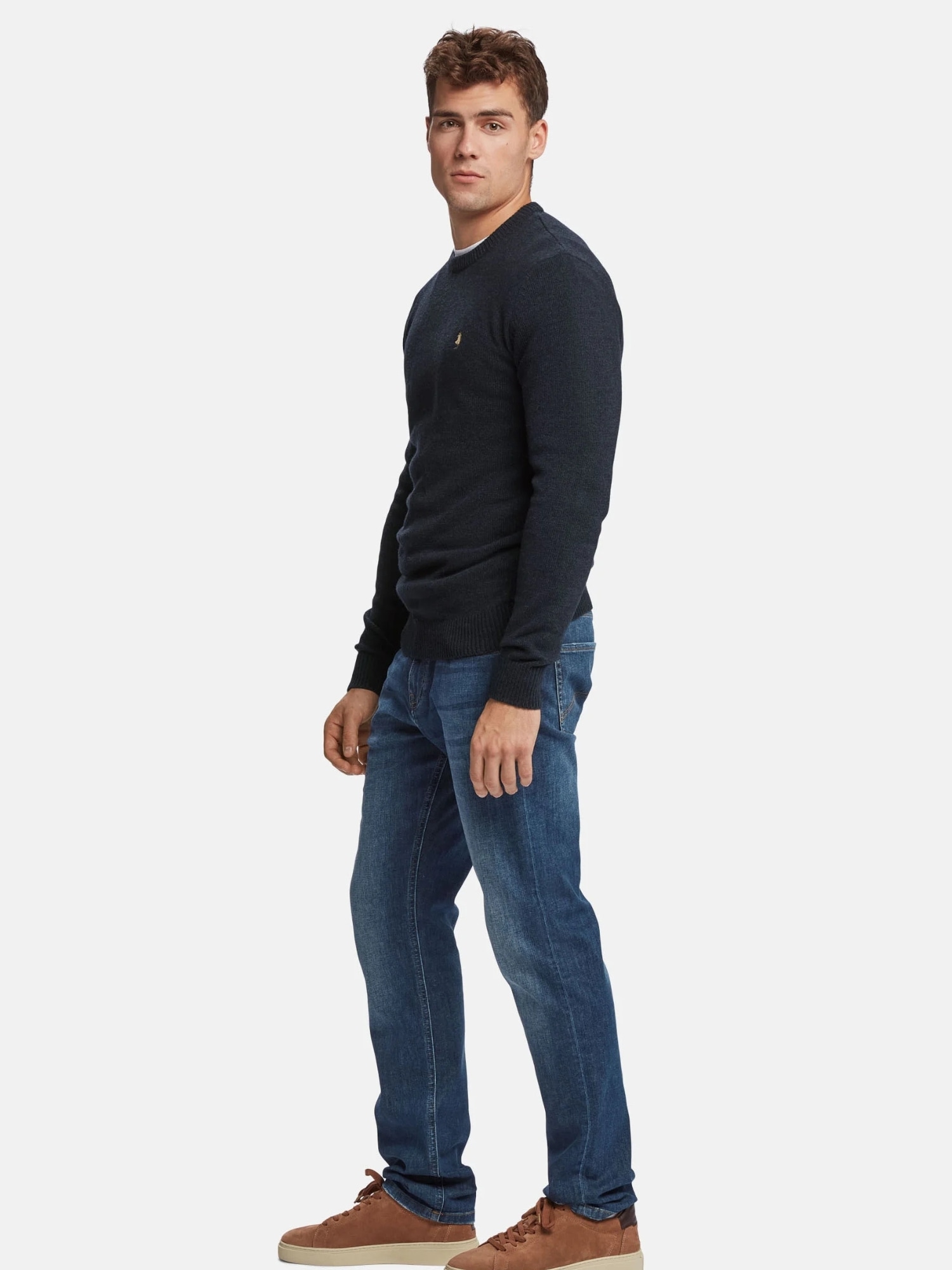 MCS Rundhalspullover »MCS Pullover MCAdrian«