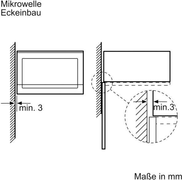 SIEMENS Einbau-Mikrowelle »BF525LMS0«, Mikrowelle, 800 W