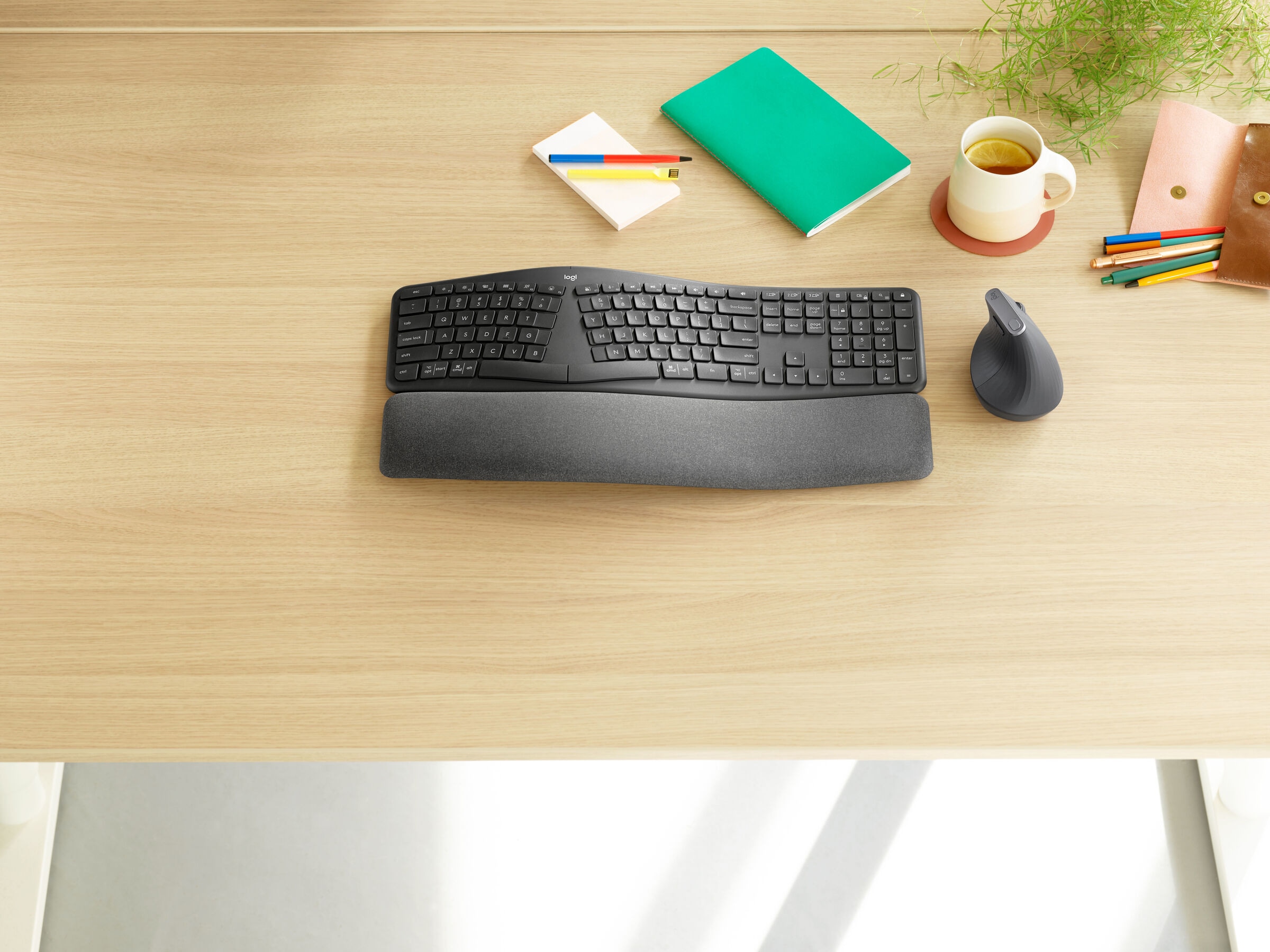 Logitech Tastatur »ERGO K860 for Business« (ausklappbare Füße)