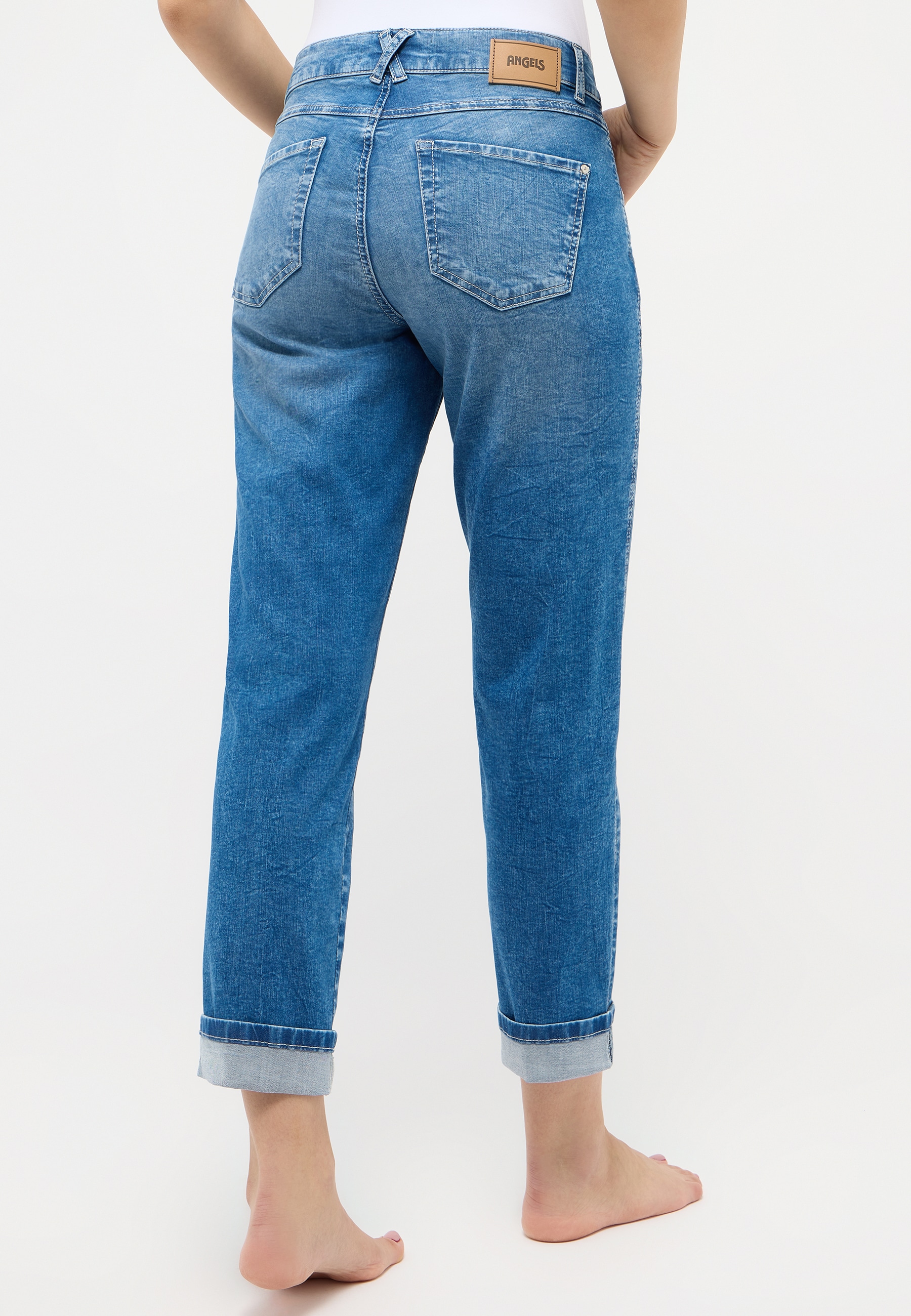 ANGELS 5-Pocket-Jeans »DARLEEN CROP TU RIBBON«
