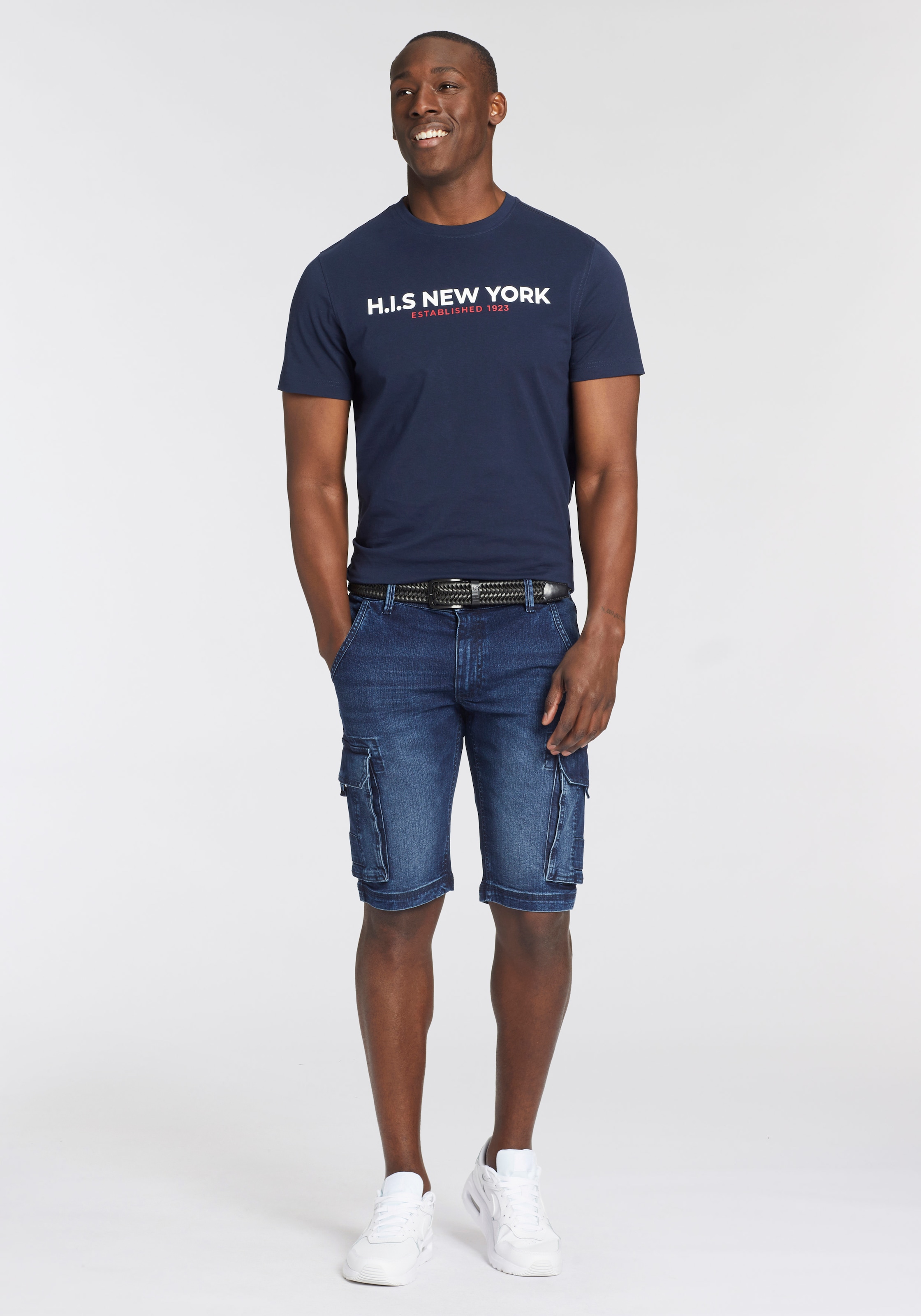 H.I.S T-Shirt, Mit großem Frontprint