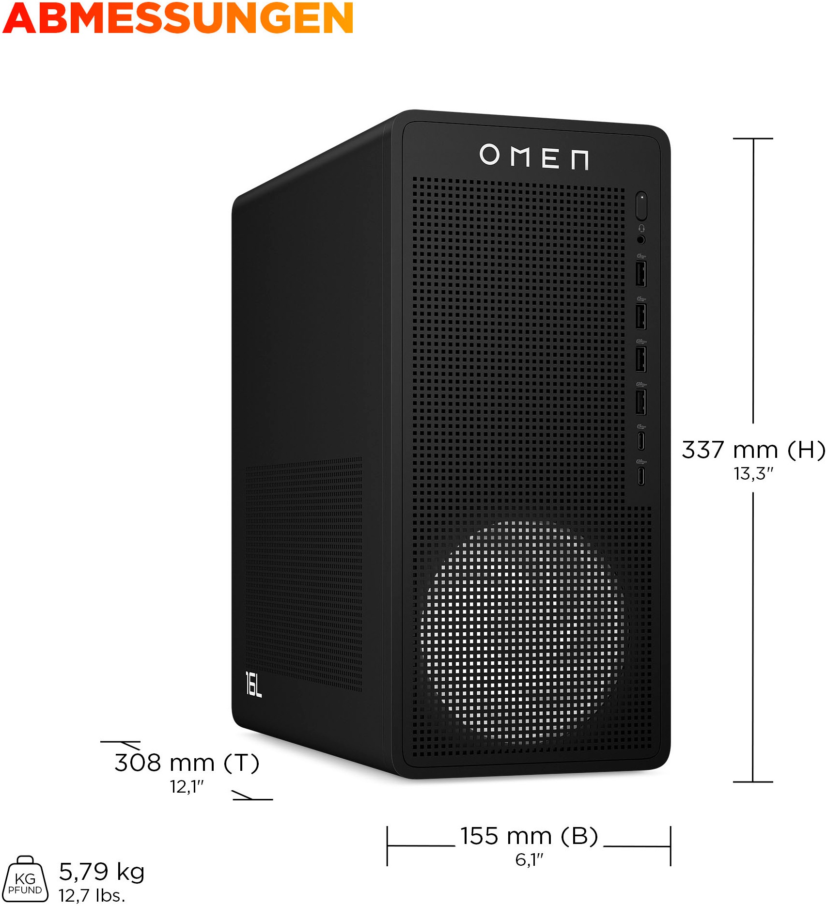 HP Gaming-PC »OMEN 16L TG03-0279ng«