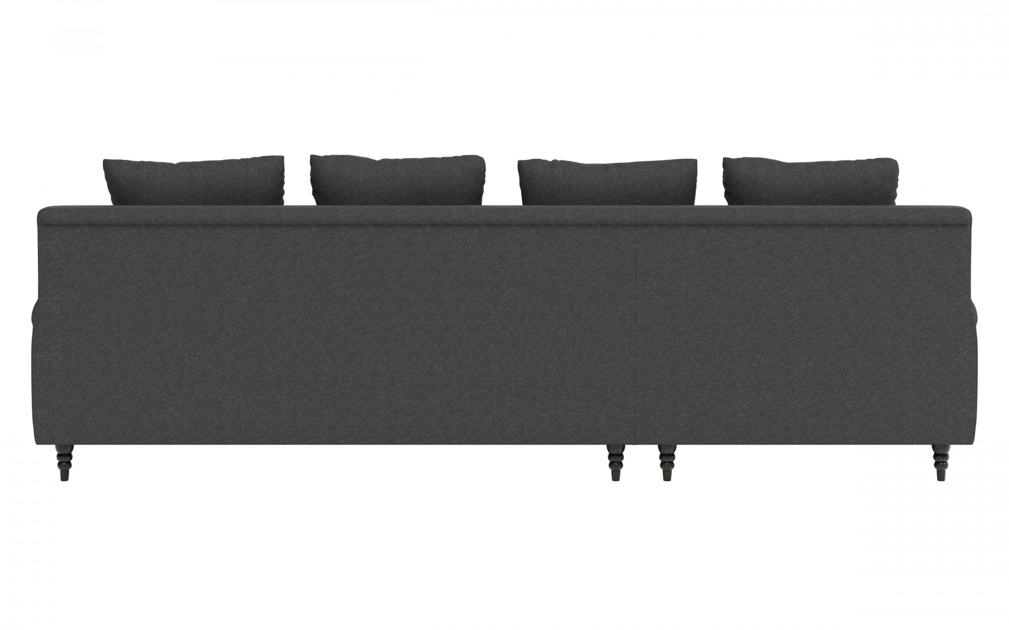 Guido Maria Kretschmer Home&Living Ecksofa »NORIN L-Form«, zwei Fußarten: vorne - Rollen, hinten - Holzfüße