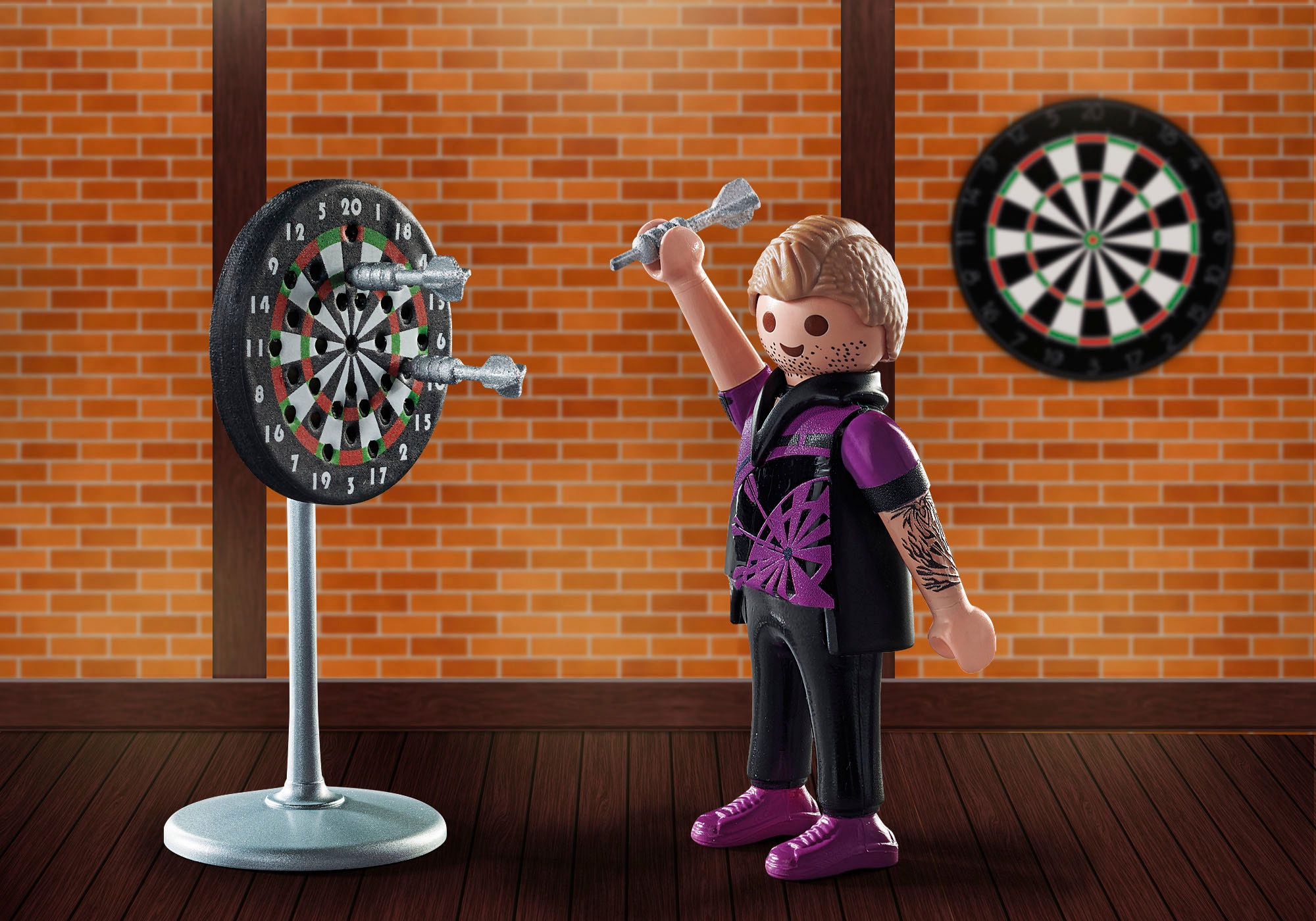 Playmobil® Konstruktions-Spielset »Dartspieler (71165), Special Plus«, Made in Europe
