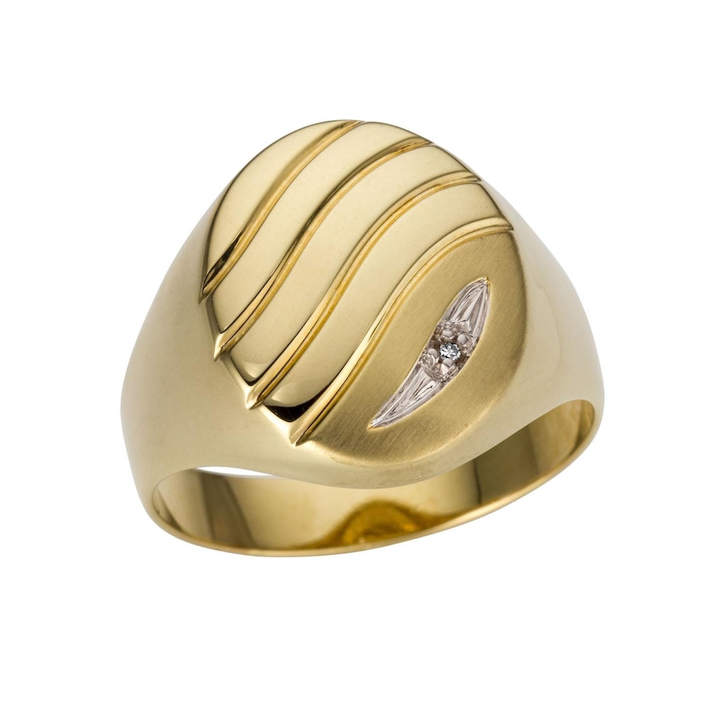 Firetti Goldring »Schmuck Geschenk Gold 333 Herrenring Goldring«