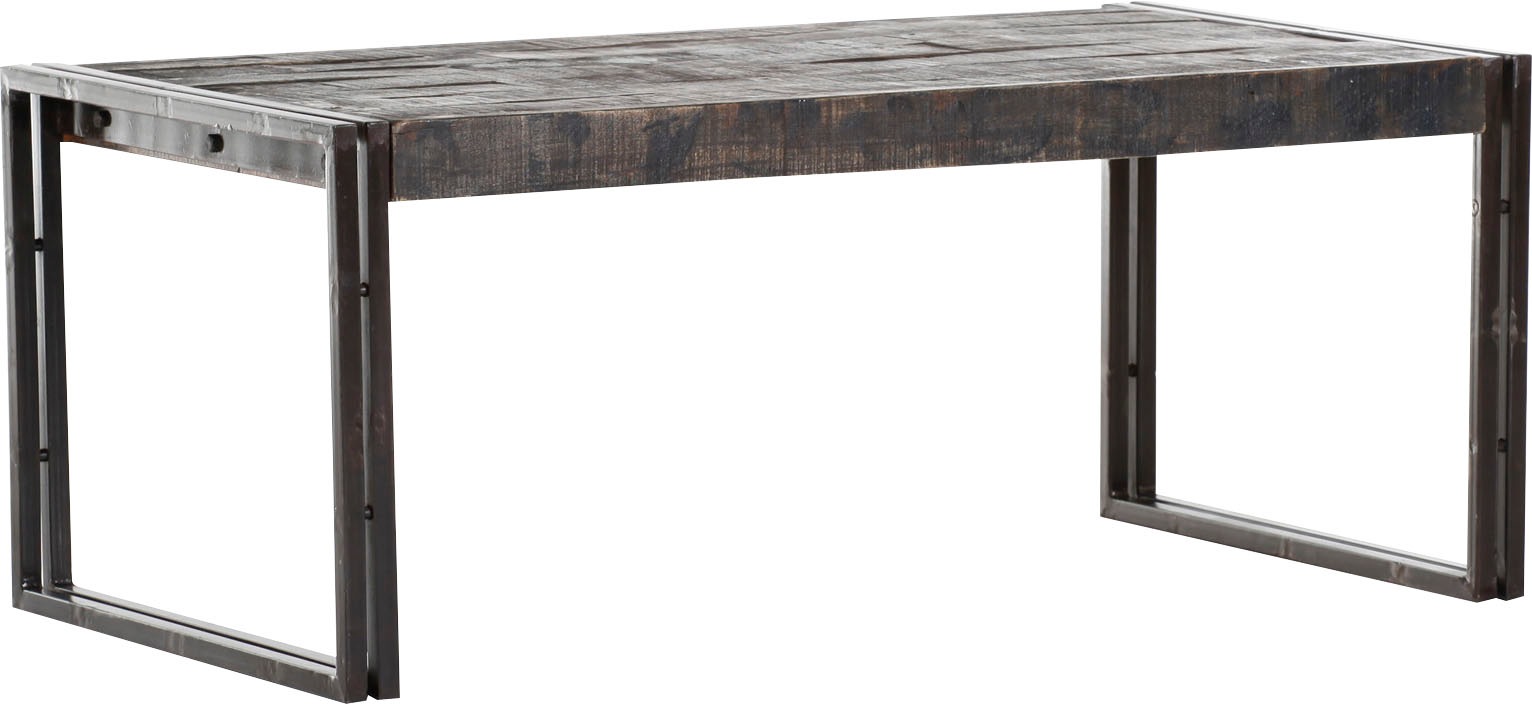 Gutmann Factory Couchtisch »Titan« moderne Kombination aus Metall und Massivholz