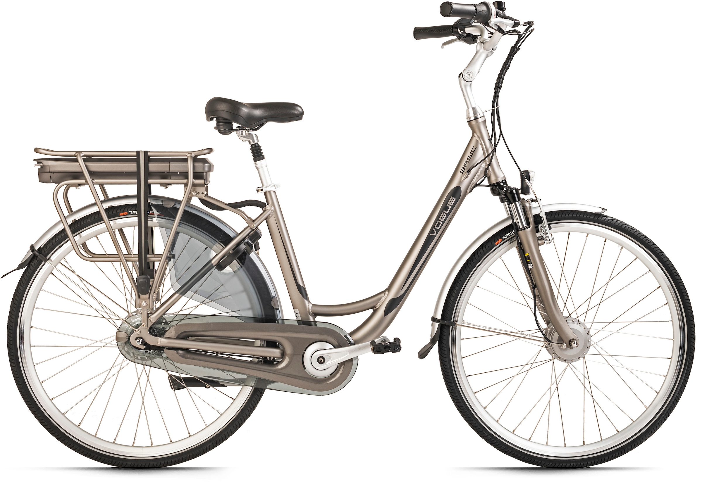 VOGUE BIKE E-Bike »Basic«, 7 Gang, Shimano, Nexus, Frontmotor 250 W, Pedelec
