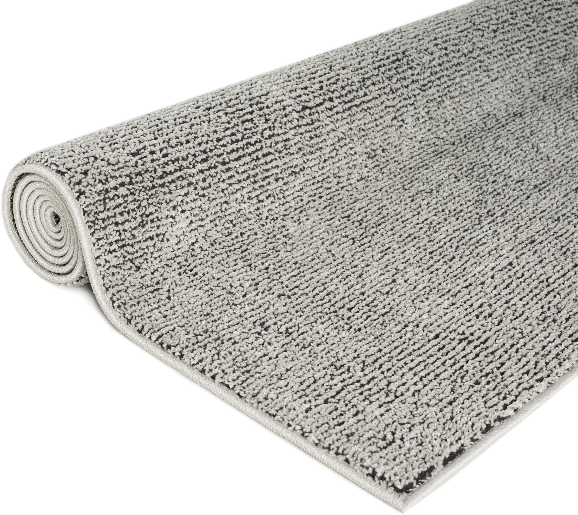 OTTO home Teppich »Lisam« rechteckig 15 mm Höhe meliert, uni, Wohnzimmer, Schlafzimmer