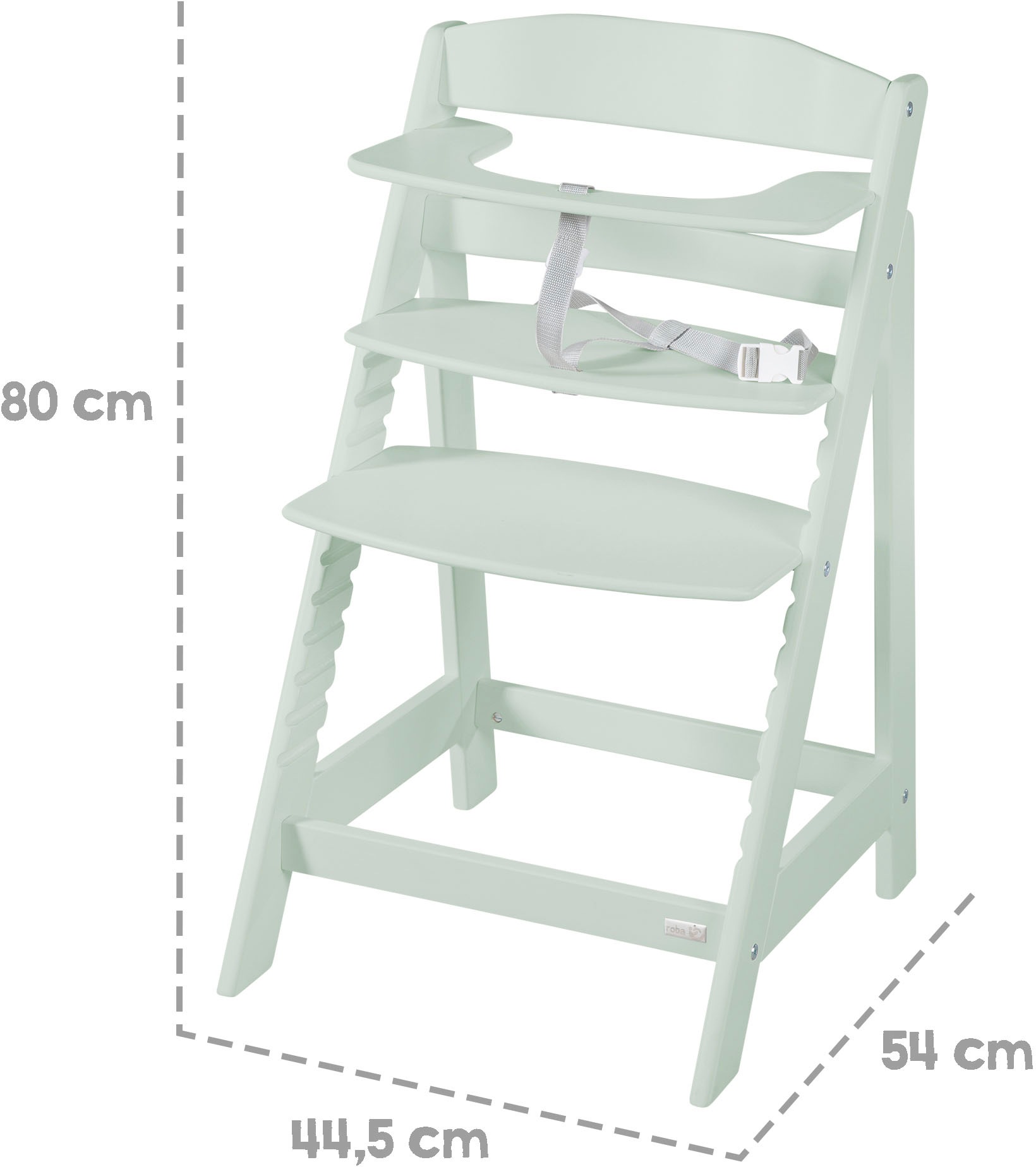 roba® Hochstuhl »Sit Up Flex, mint«, aus Holz