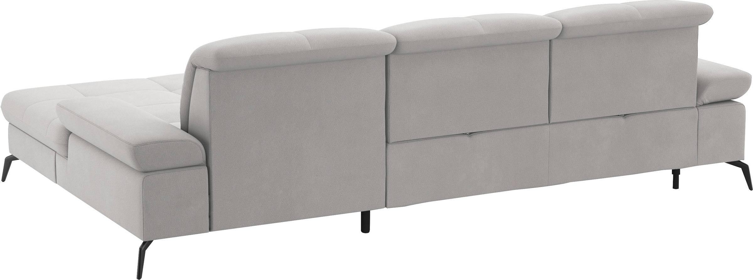 sit&more Ecksofa »Amica, L-Form, inkl. Sitztiefenverstellung & Armteilverstellung«, wahlweise mit Bettfunktion, Bettkasten und Kopfteilverstellung