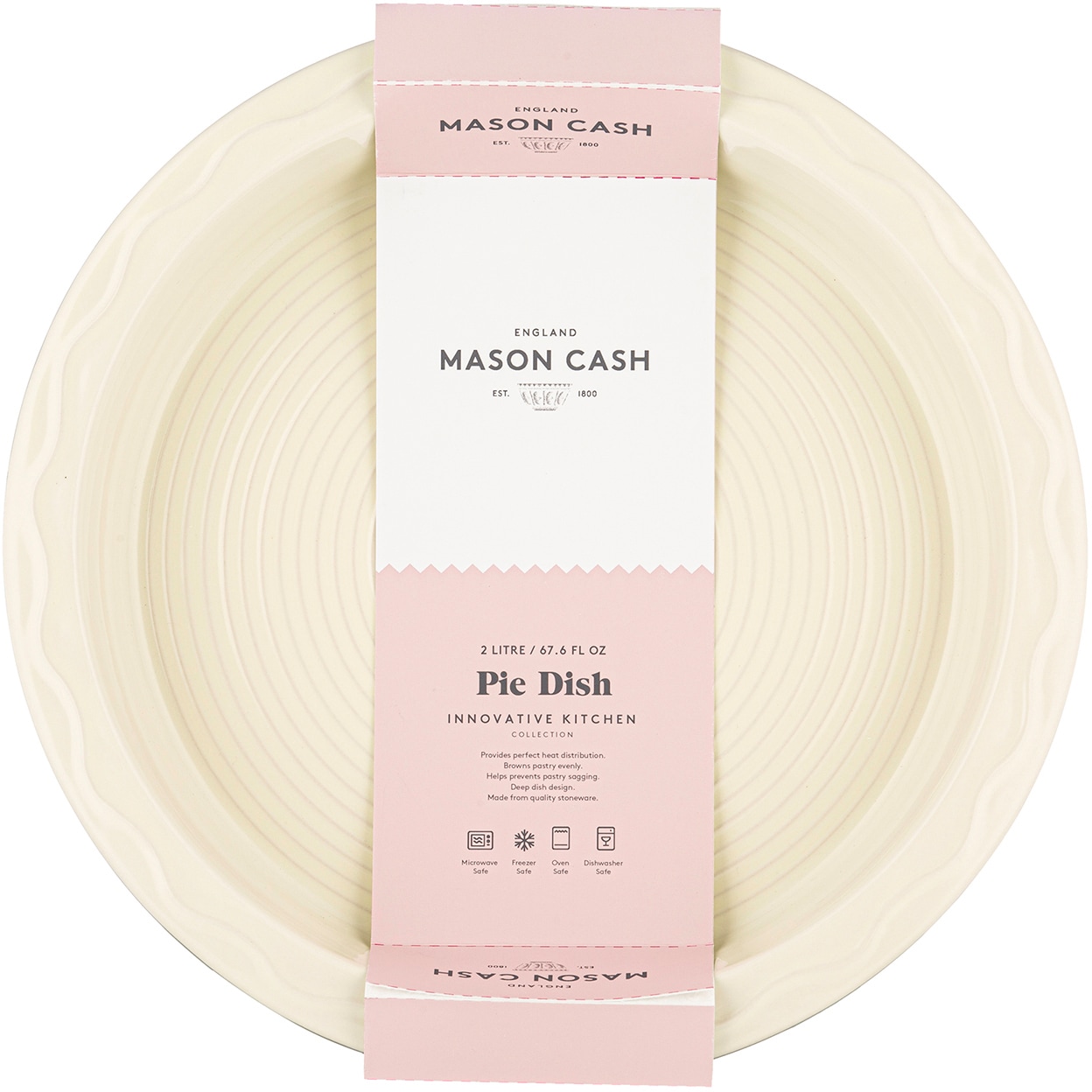 Mason Cash Auflaufform, Steinzeug, ideal für Lasagne, Aufläufe, Kuchen