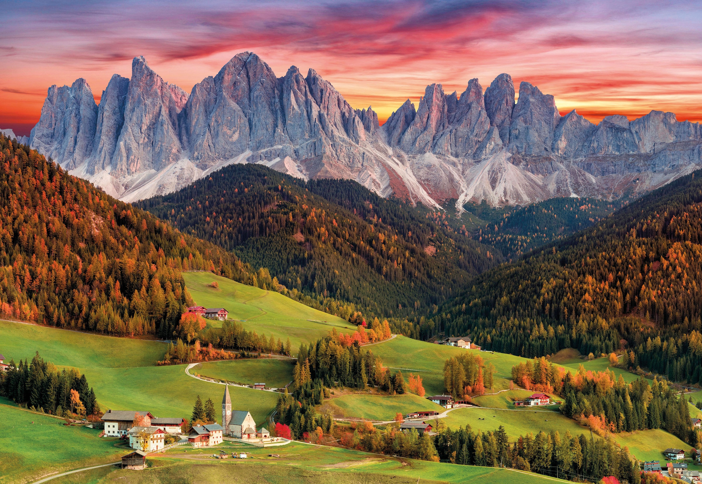 Clementoni® Puzzle »High Quality Collection, Val di Funes«, Made in Europe